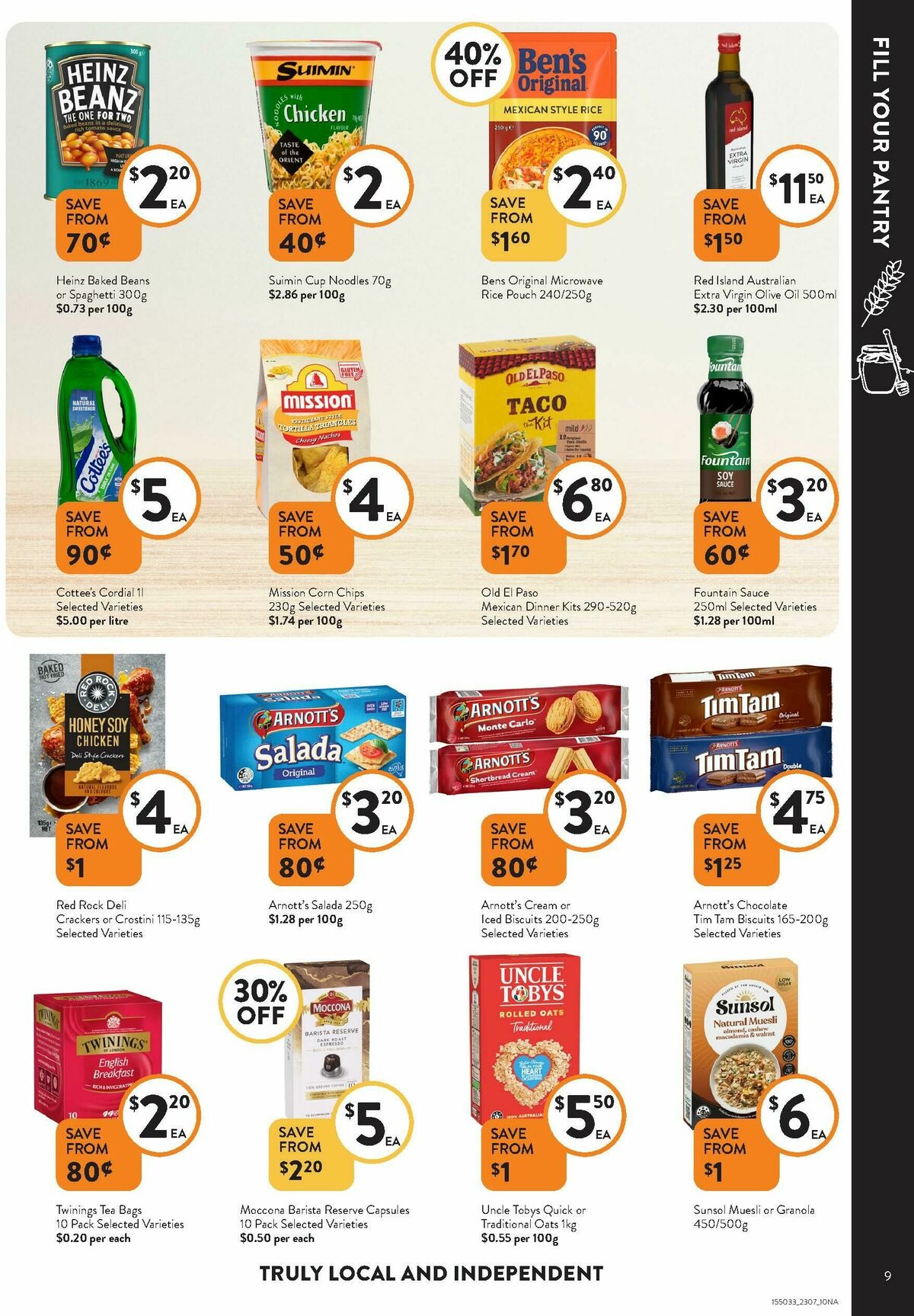 FoodWorks Catalogues from 23 July