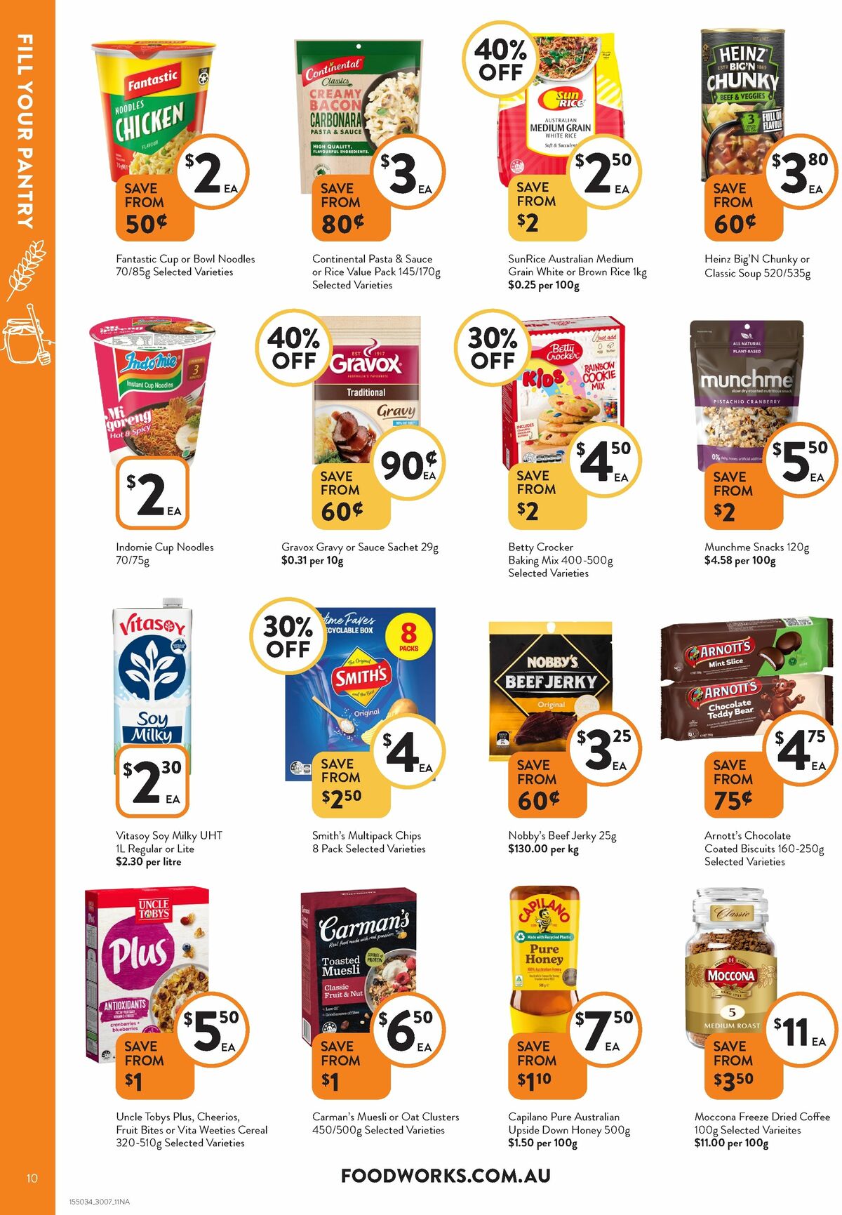 FoodWorks Catalogues from 30 July