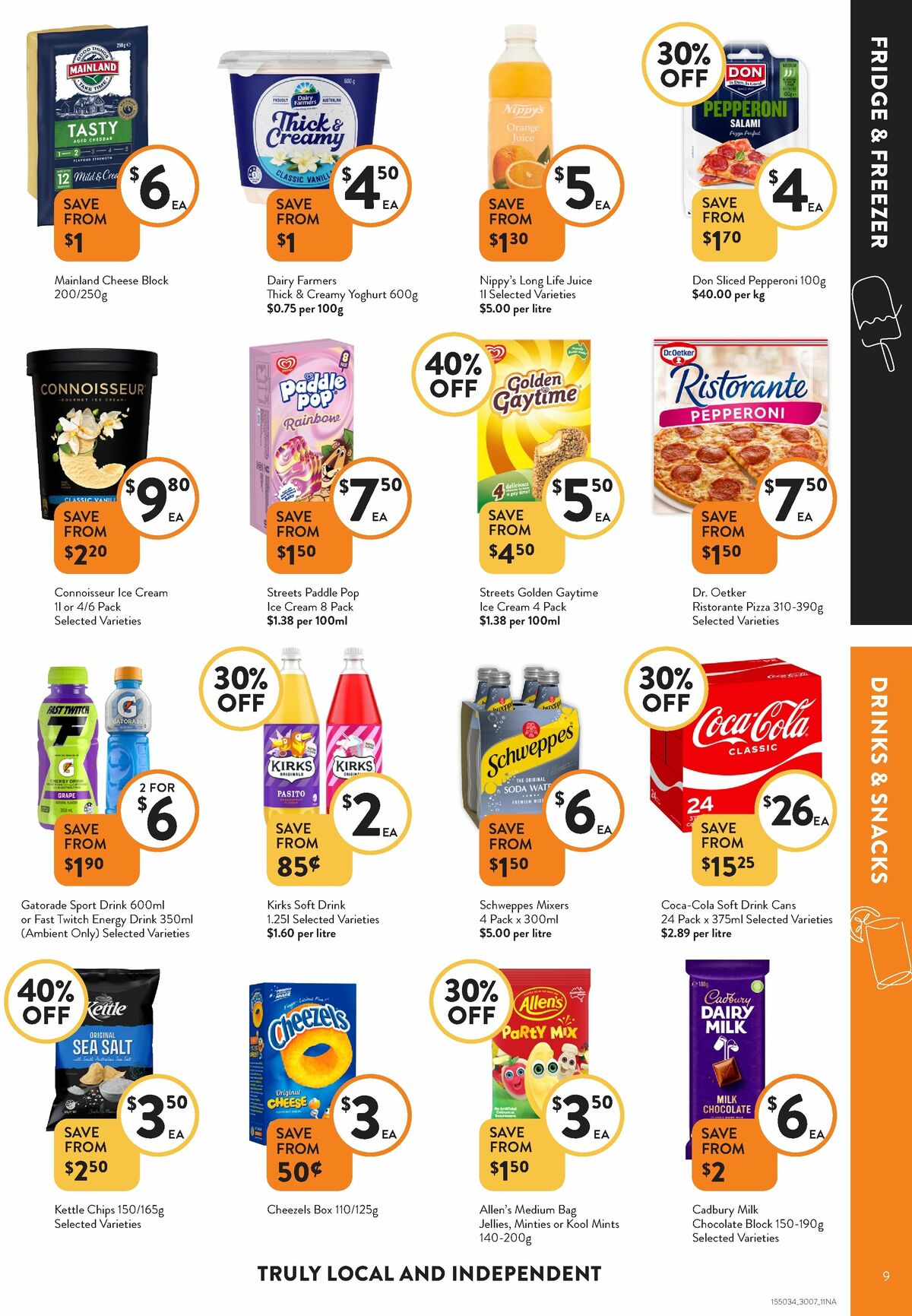 FoodWorks Catalogues from 30 July