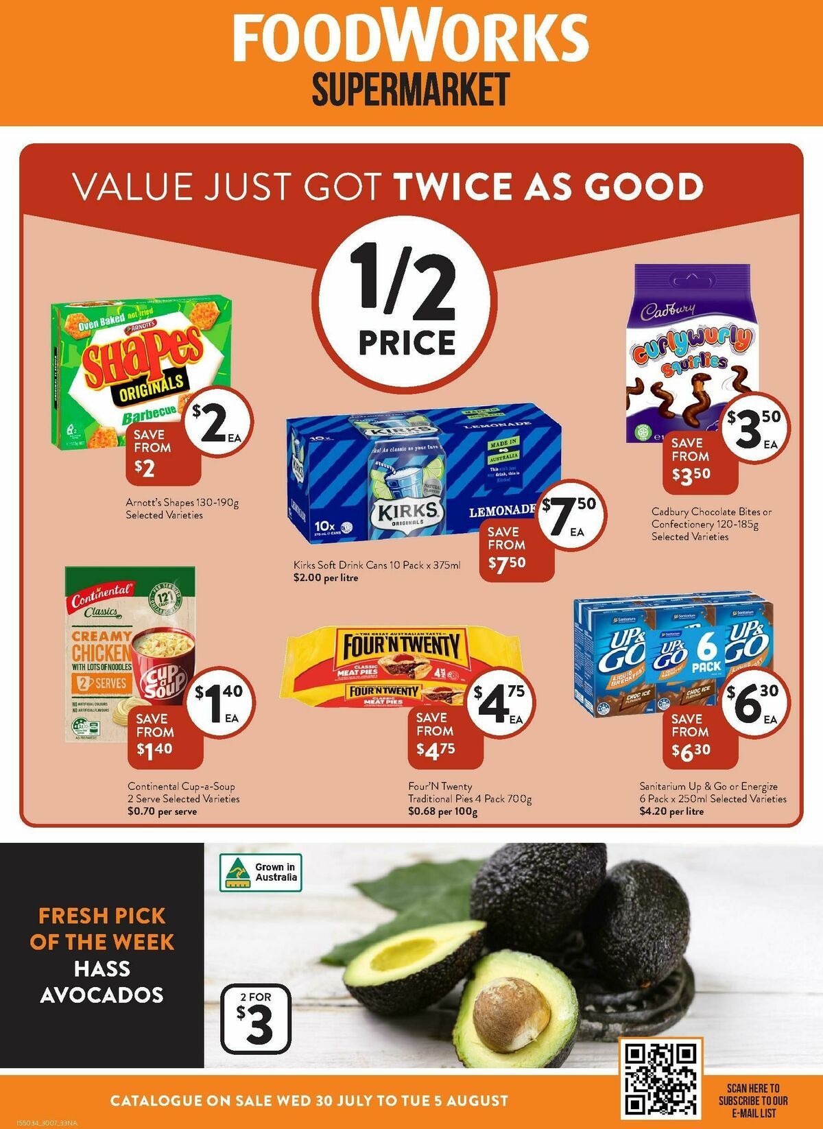FoodWorks Supermarket Catalogues from 30 July