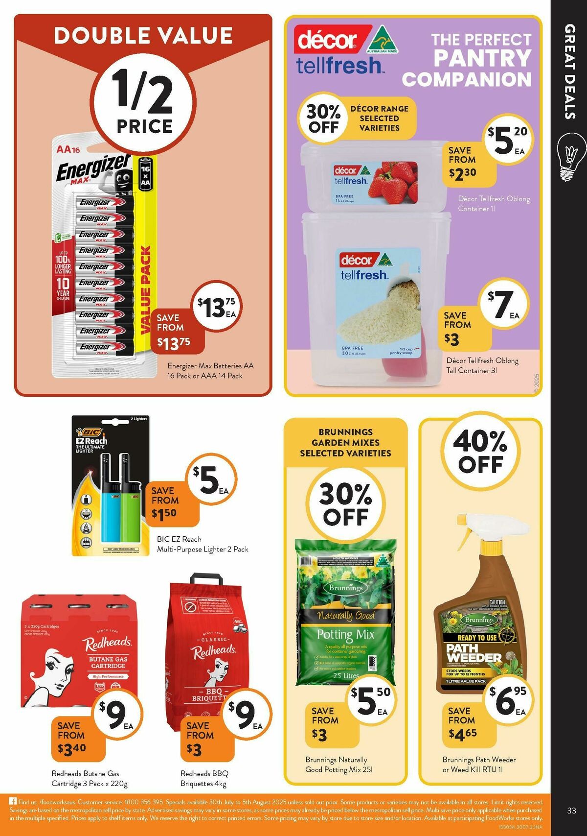 FoodWorks Supermarket Catalogues from 30 July