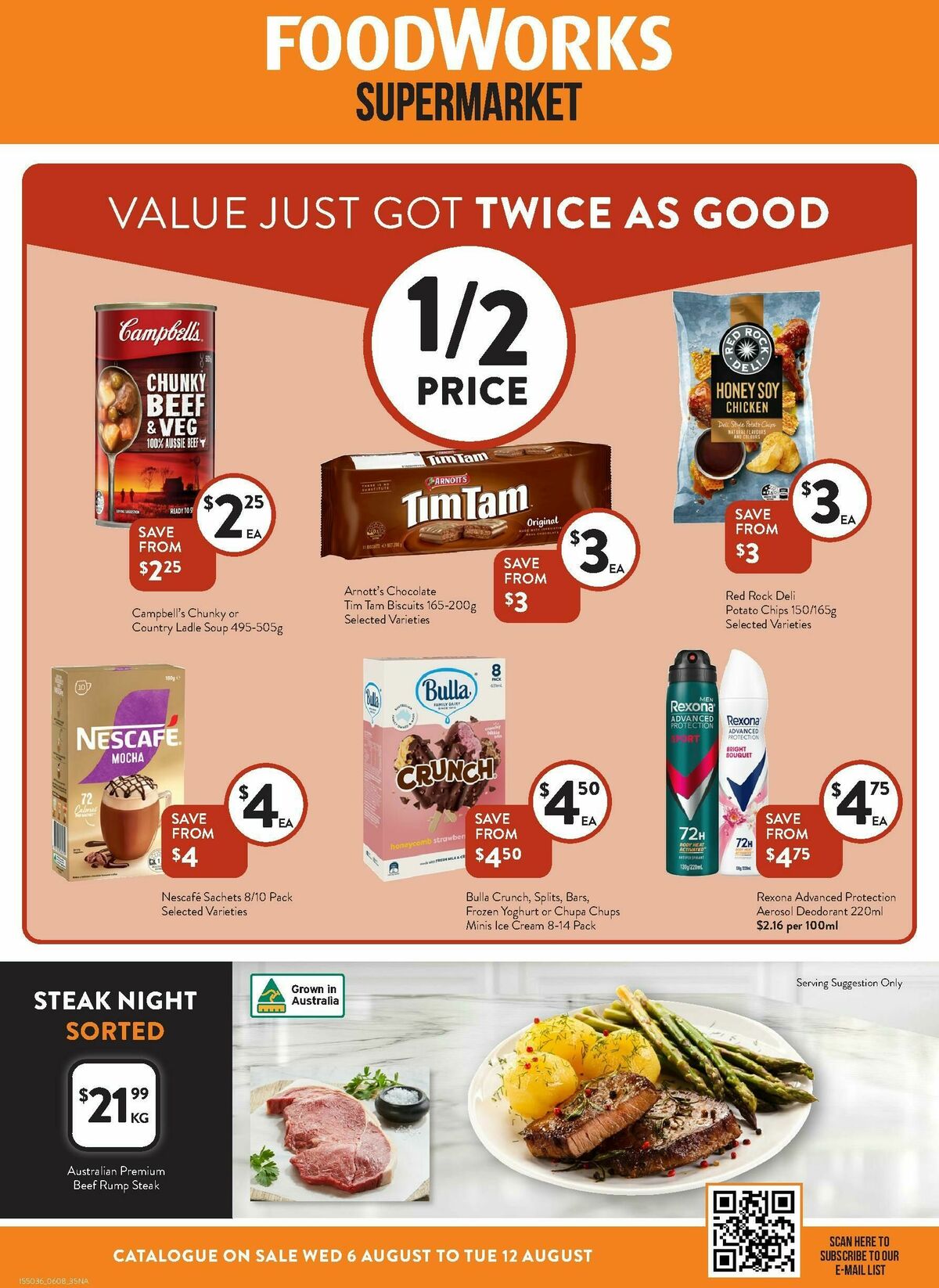 FoodWorks Supermarket Catalogues from 6 August