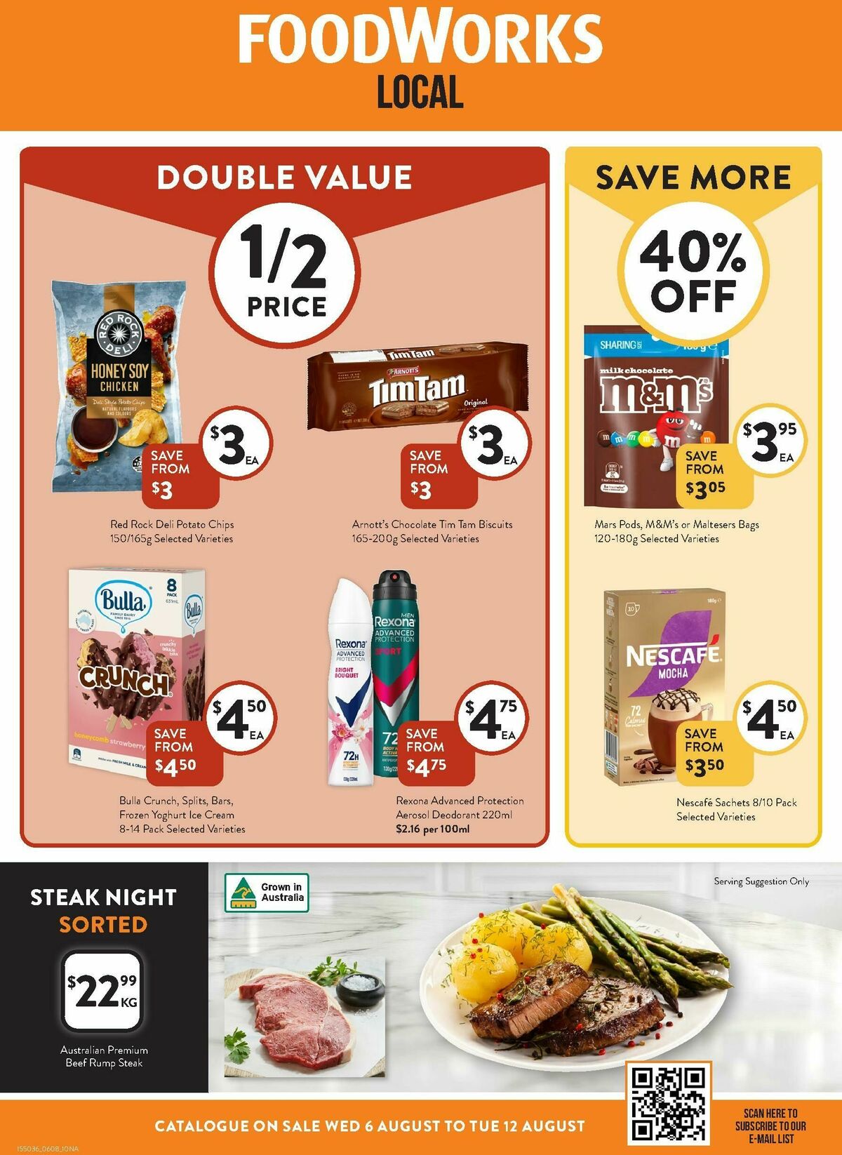 FoodWorks Catalogues from 6 August