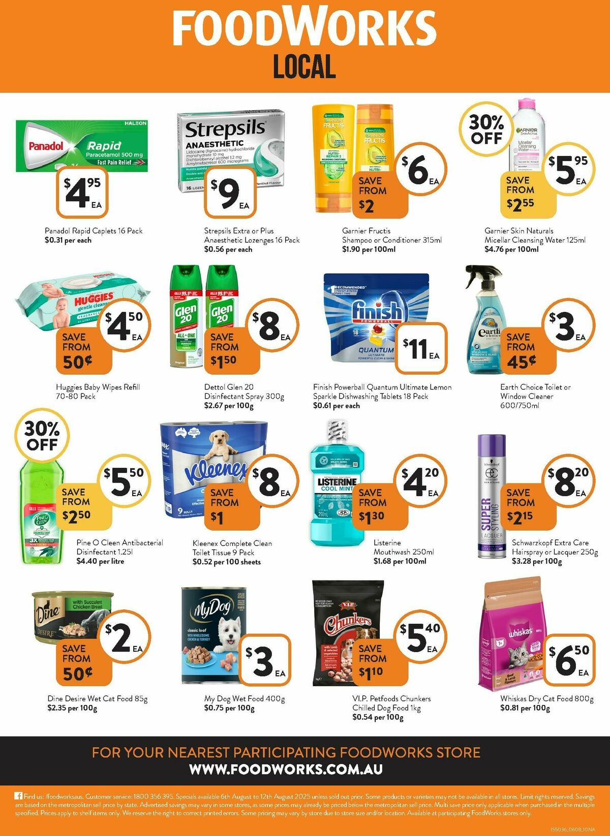 FoodWorks Catalogues from 6 August