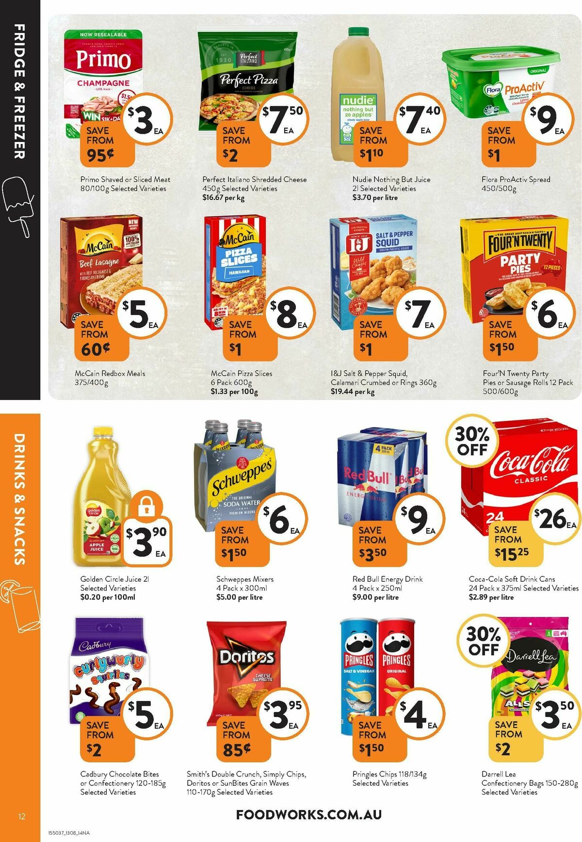 FoodWorks Catalogues from 13 August