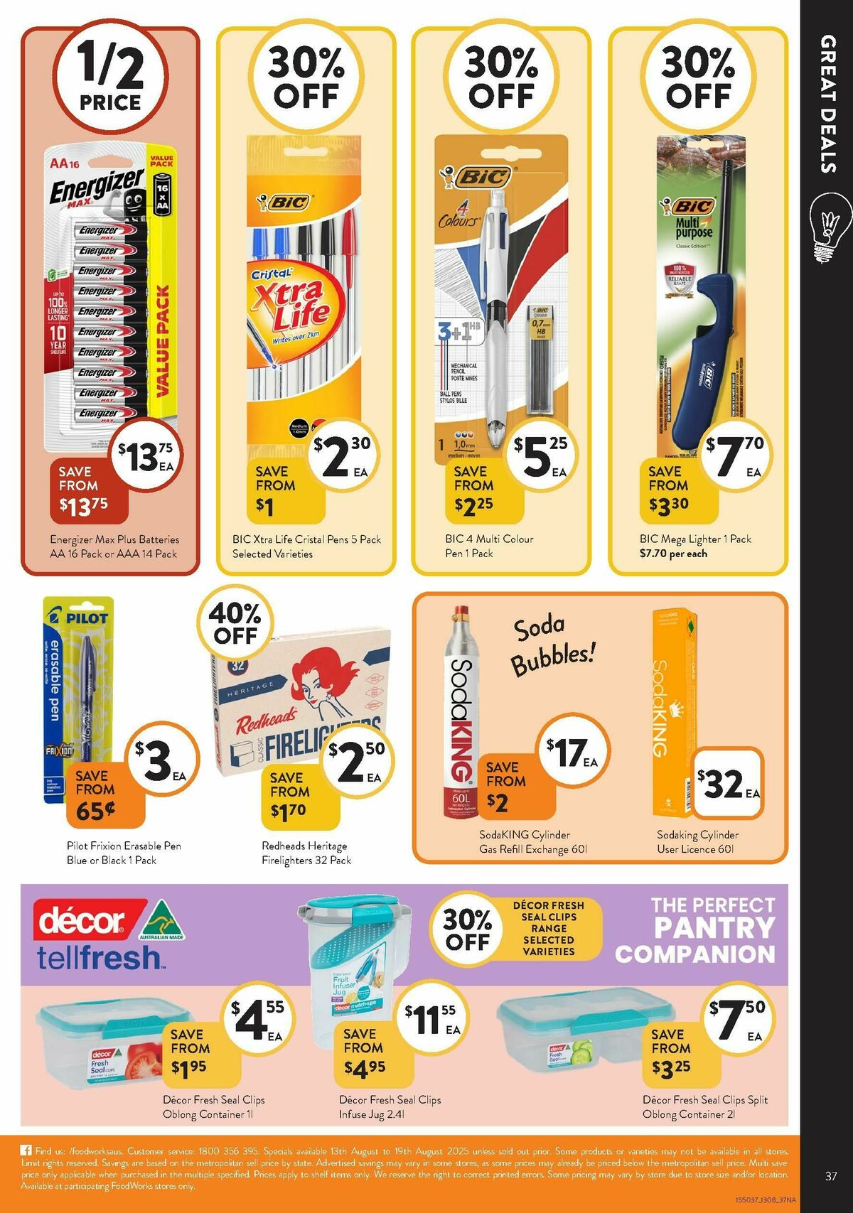 FoodWorks Supermarket Catalogues from 13 August