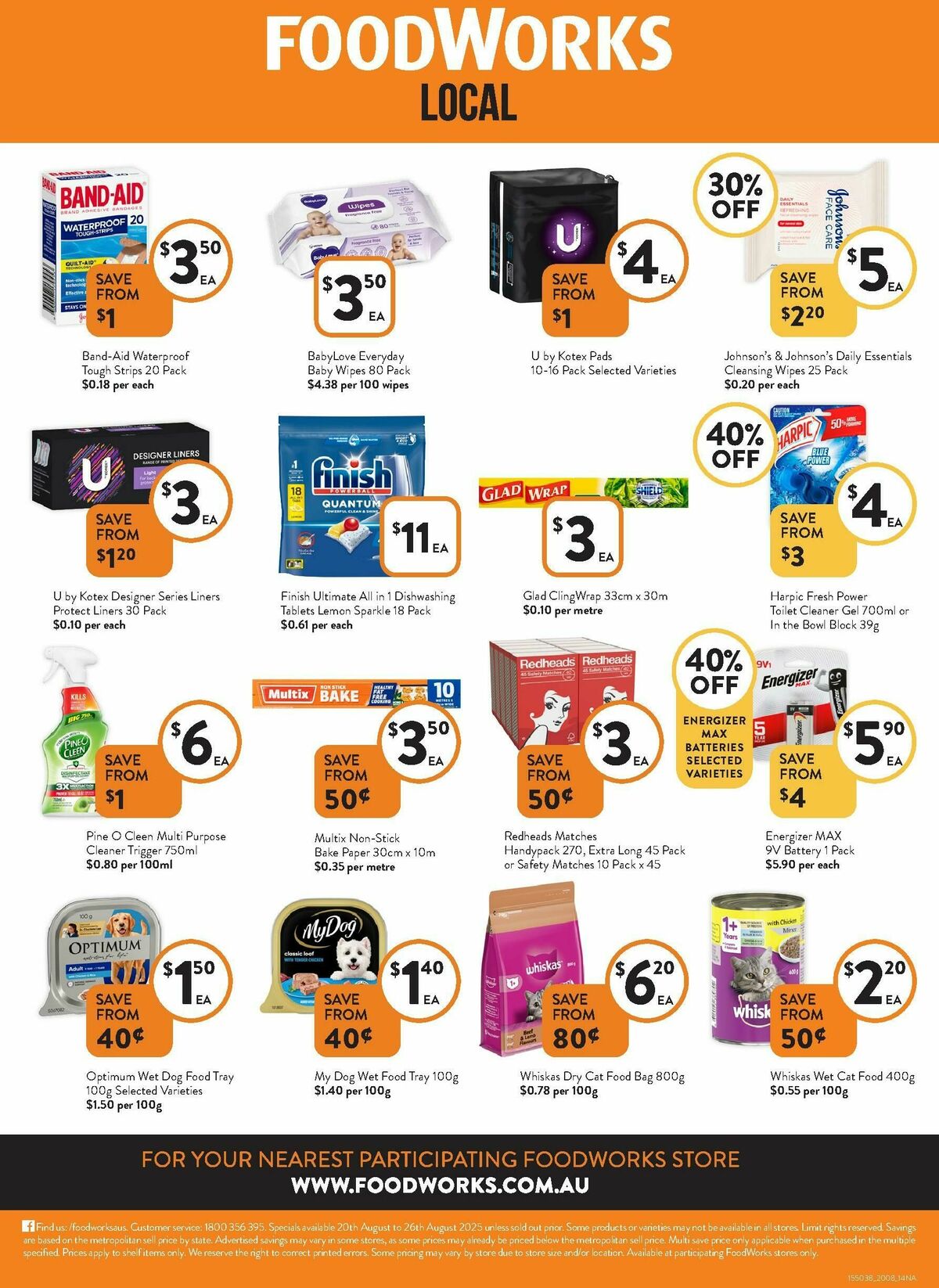 FoodWorks Catalogues from 20 August