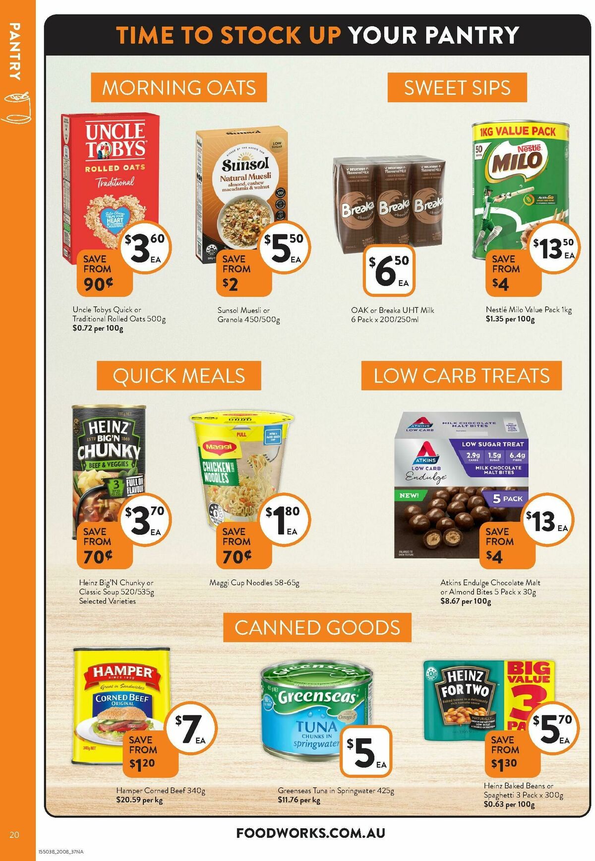 FoodWorks Supermarket Catalogues from 20 August