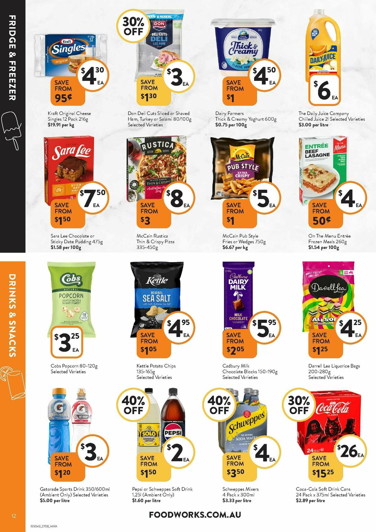 FoodWorks Catalogues from 27 August