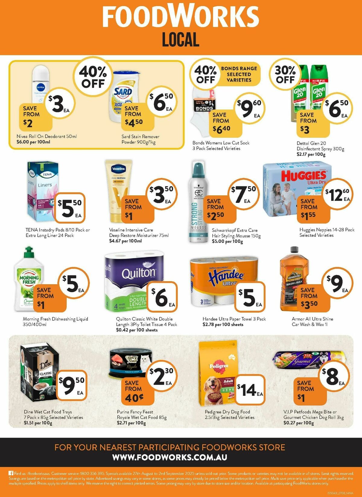 FoodWorks Catalogues from 27 August