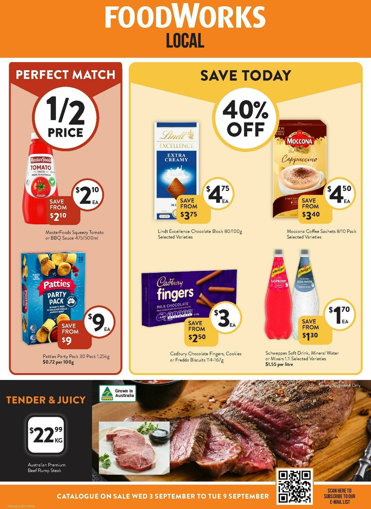 FoodWorks Catalogues from 3 September