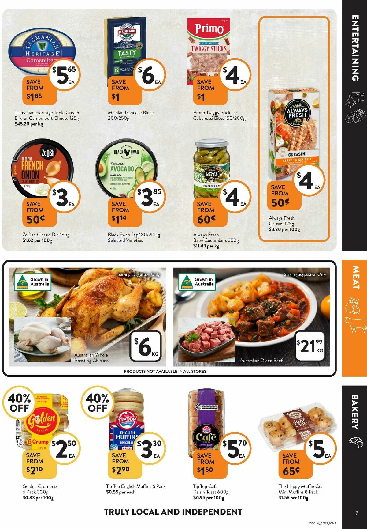 FoodWorks Catalogues from 3 September