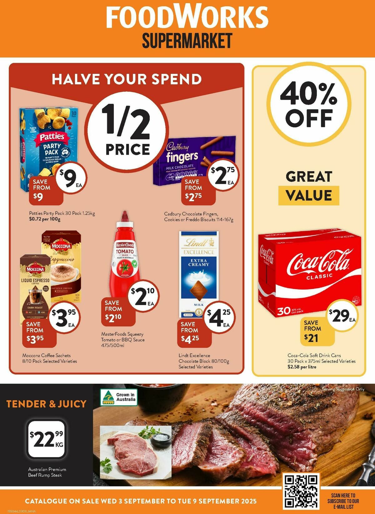 FoodWorks Supermarket Catalogues from 3 September