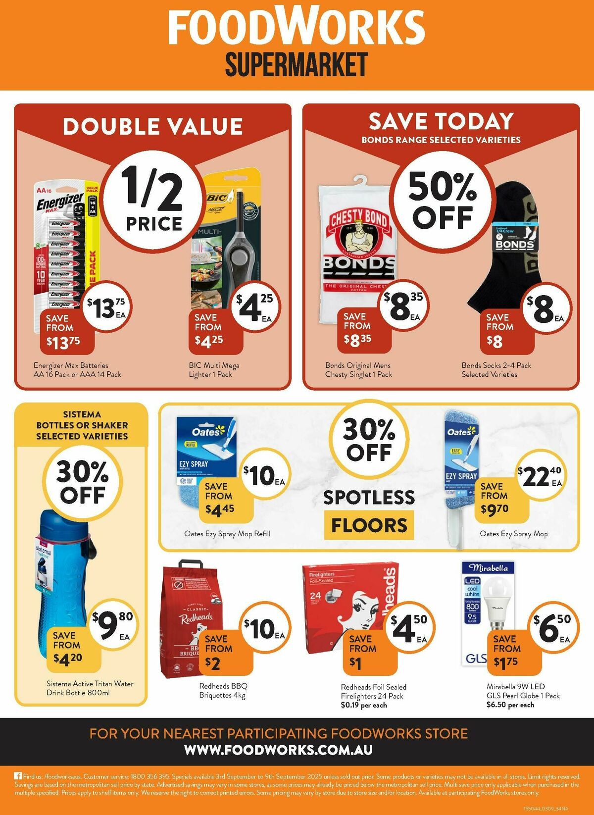 FoodWorks Supermarket Catalogues from 3 September