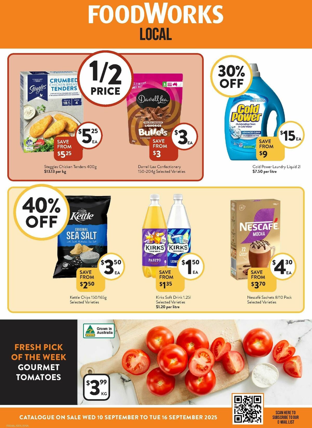 FoodWorks Catalogues from 10 September