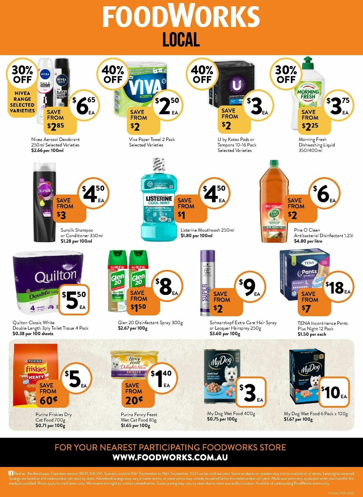 FoodWorks Catalogues from 10 September