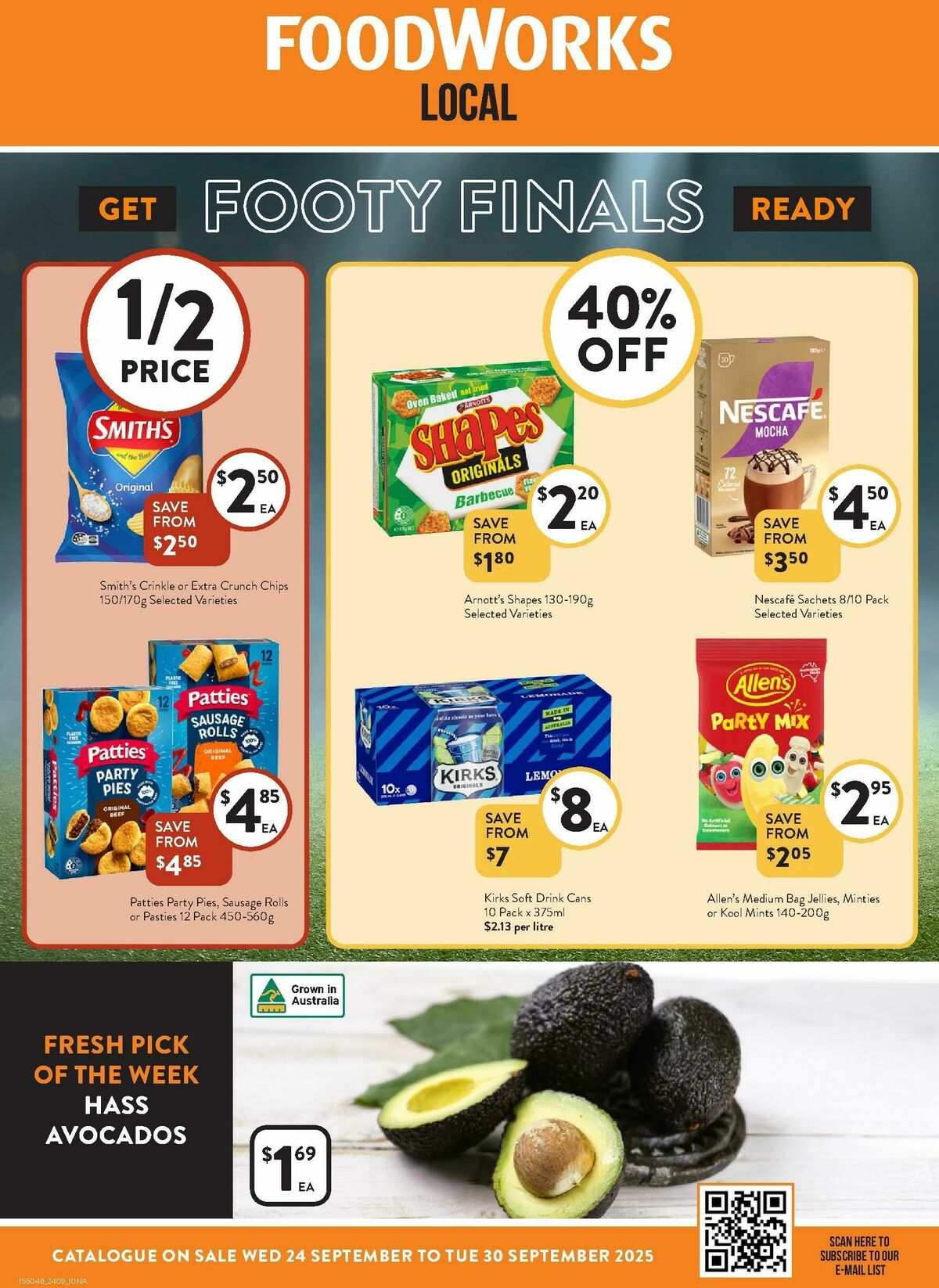 FoodWorks Catalogues from 24 September