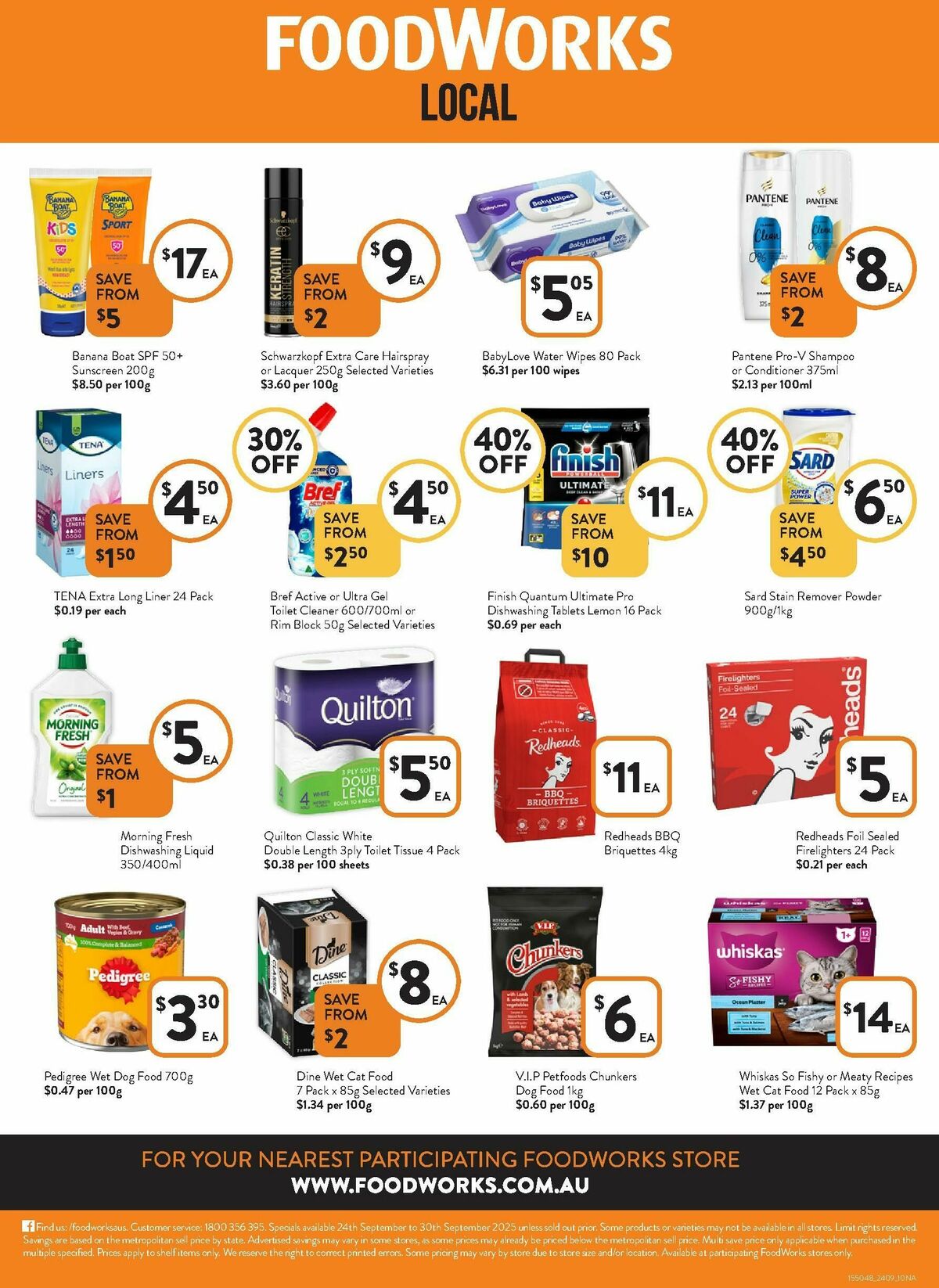 FoodWorks Catalogues from 24 September