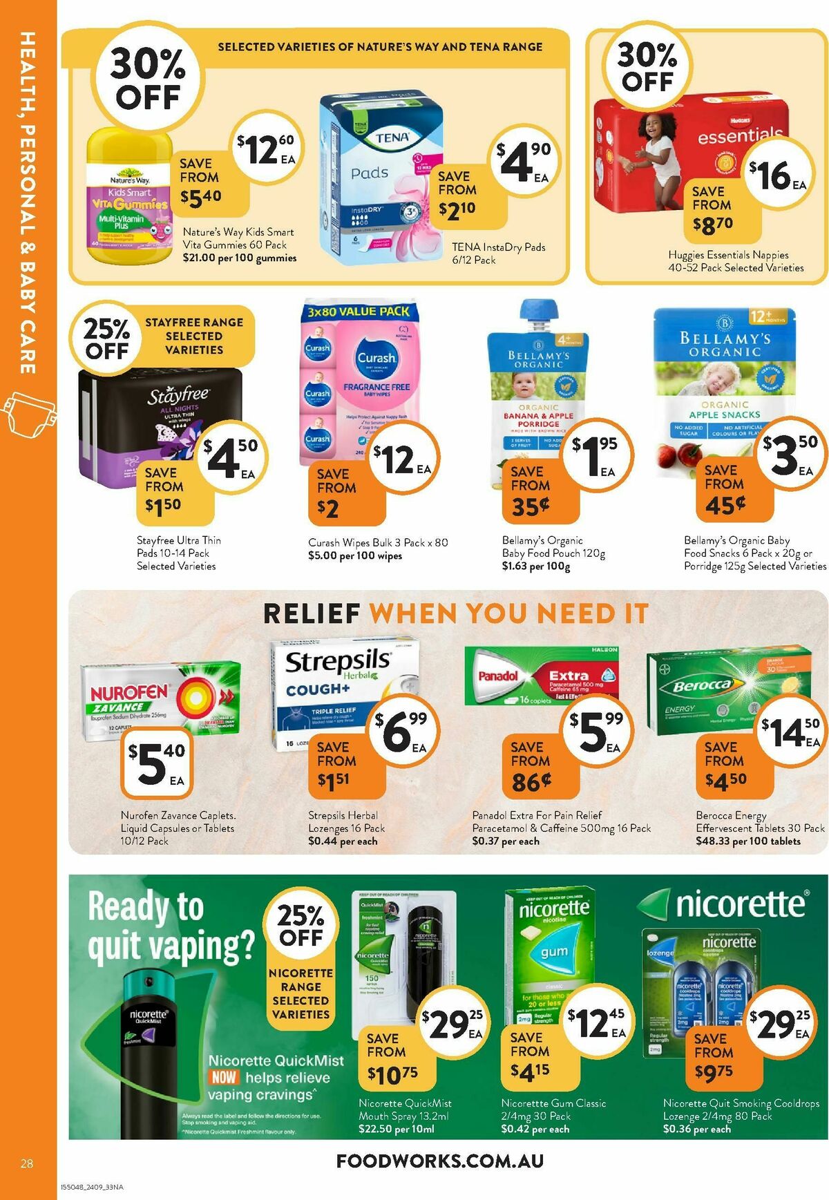 FoodWorks Supermarket Catalogues from 24 September