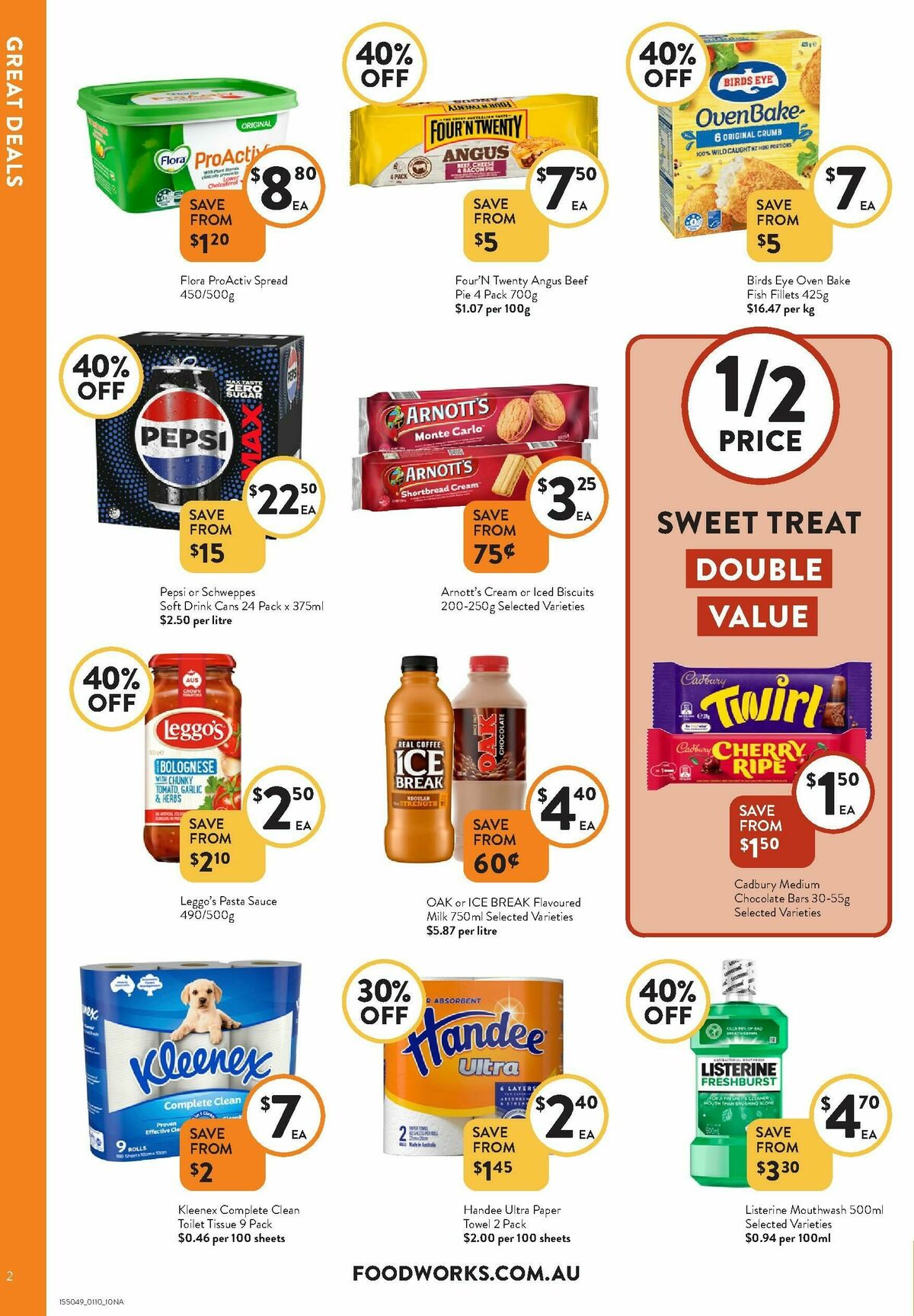 FoodWorks Catalogues from 1 October