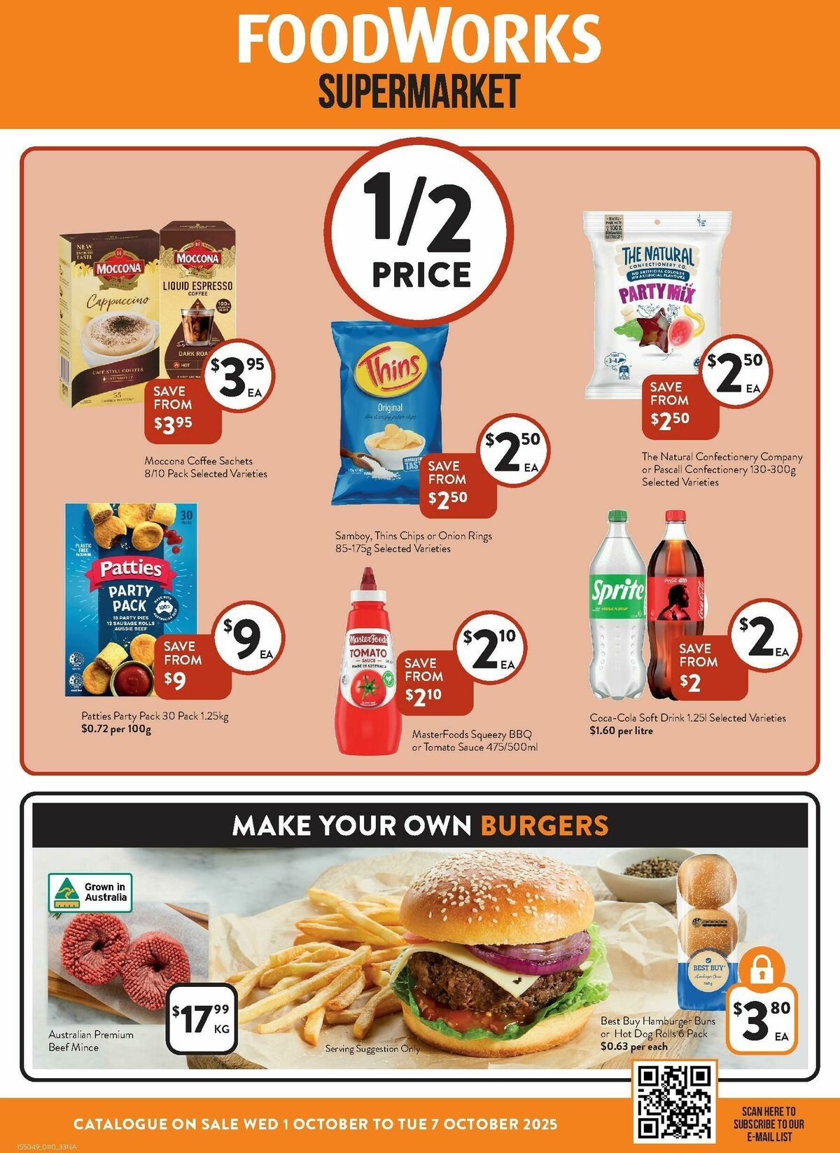 FoodWorks Supermarket Catalogues from 1 October