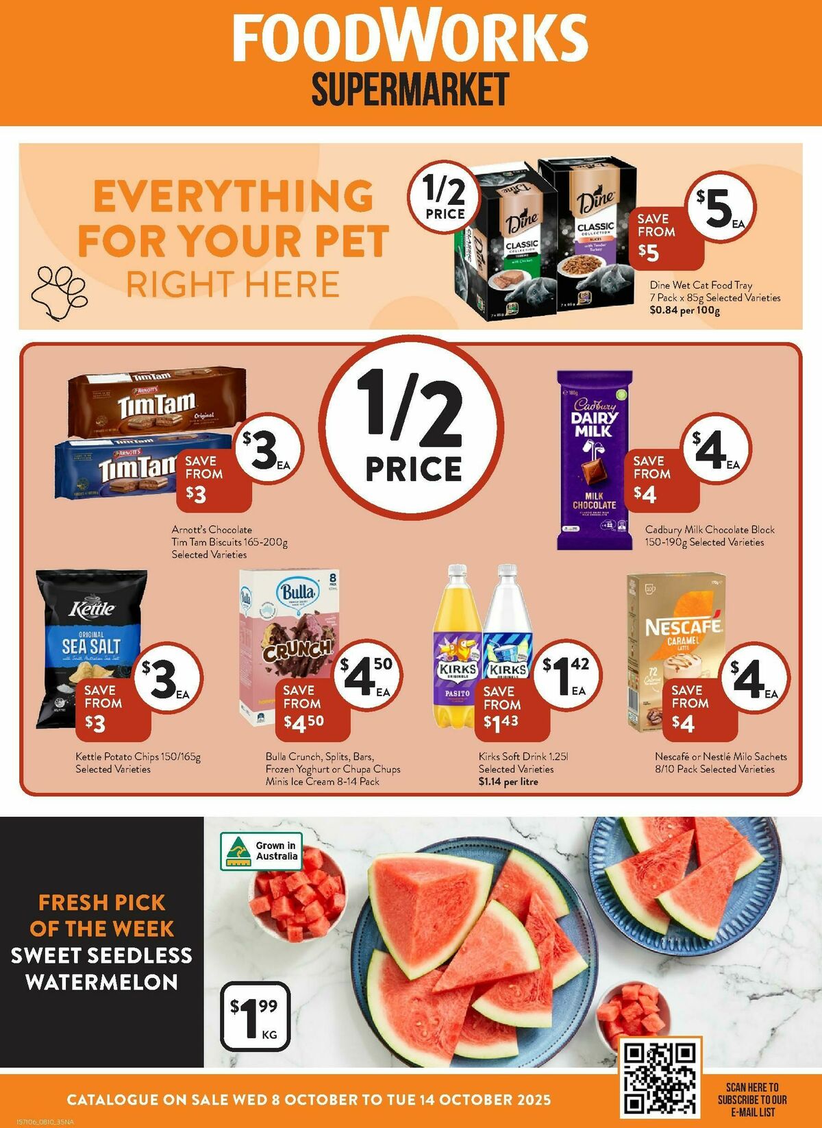 FoodWorks Supermarket Catalogues from 8 October