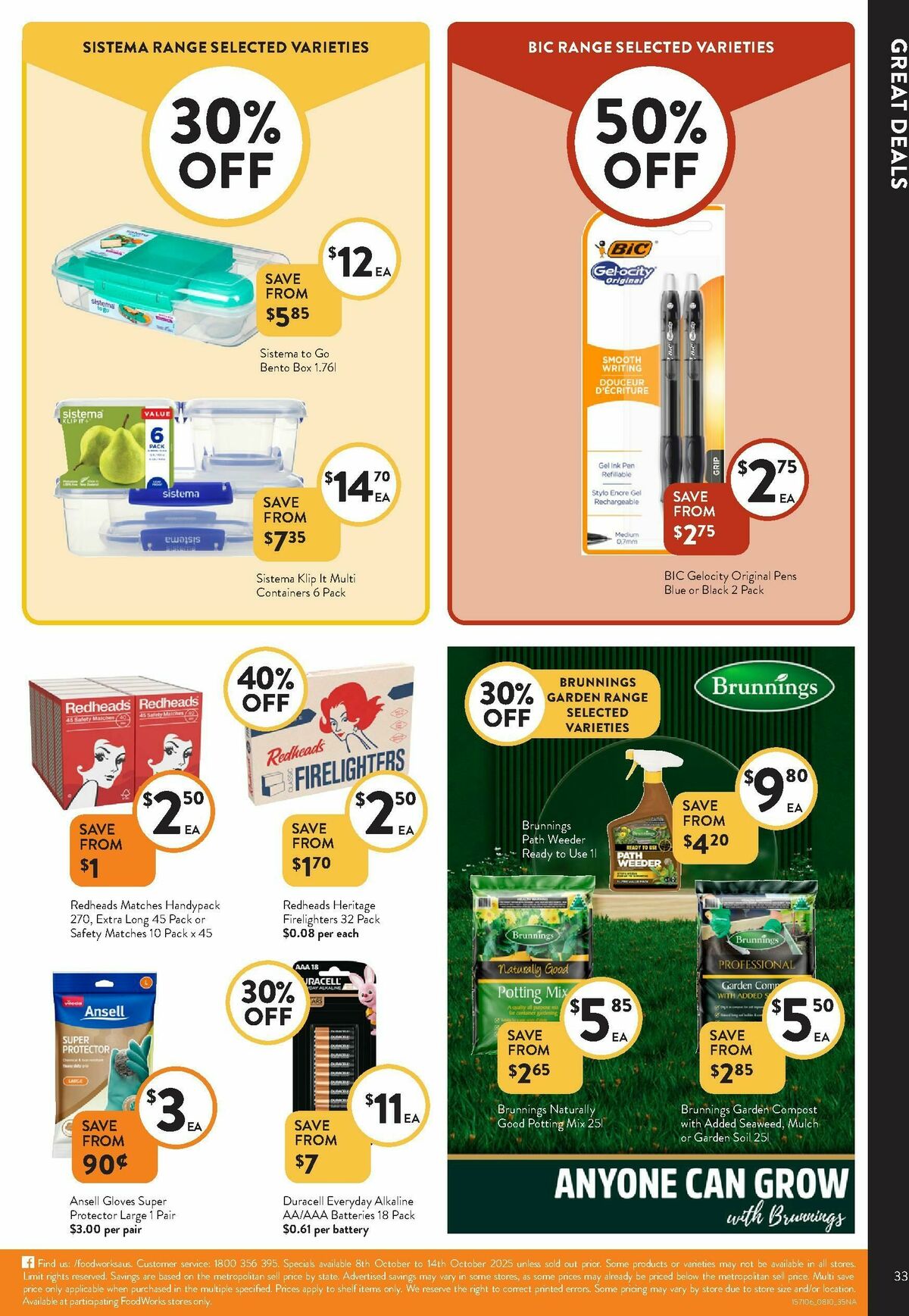 FoodWorks Supermarket Catalogues from 8 October