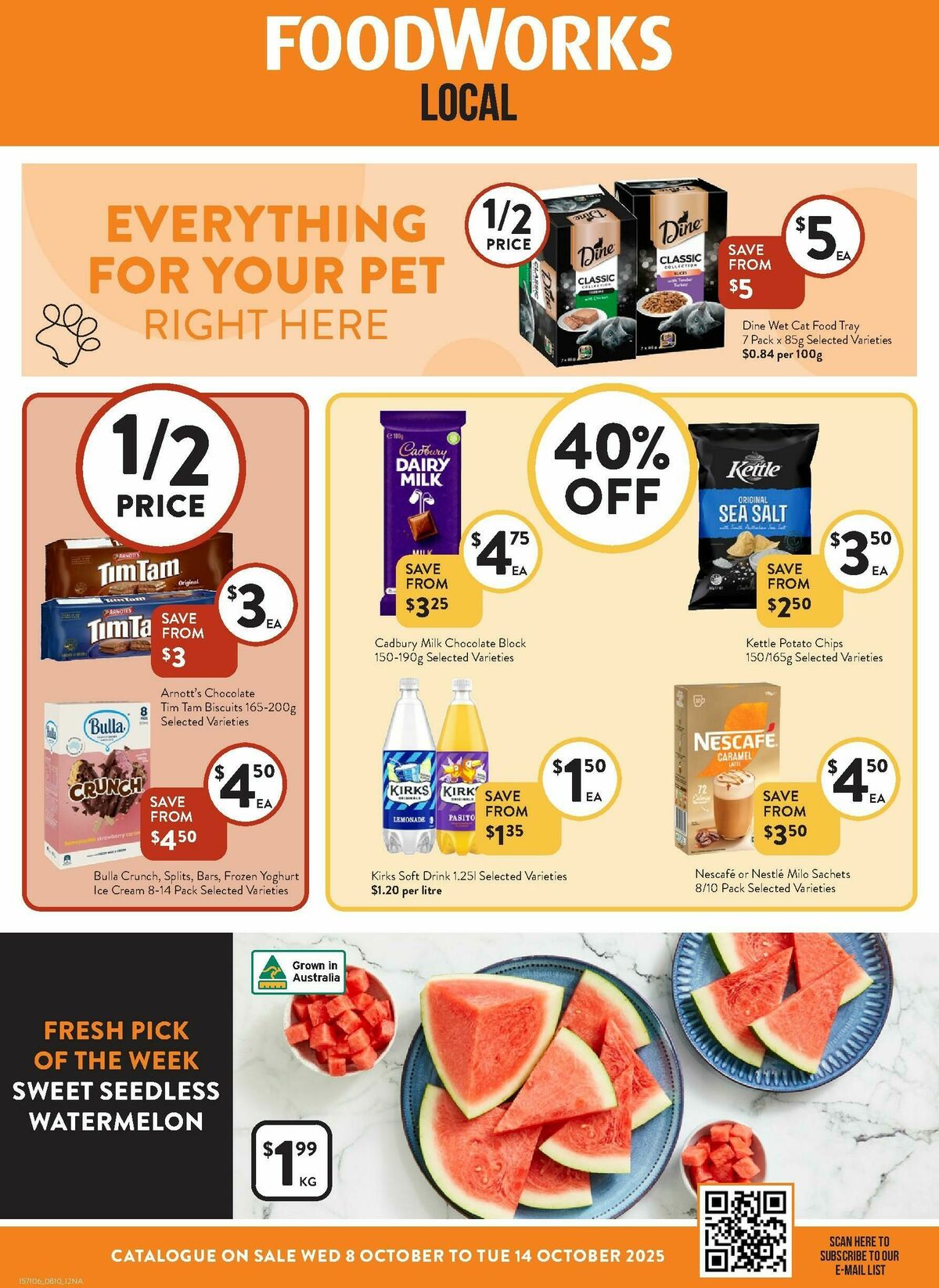 FoodWorks Catalogues from 8 October