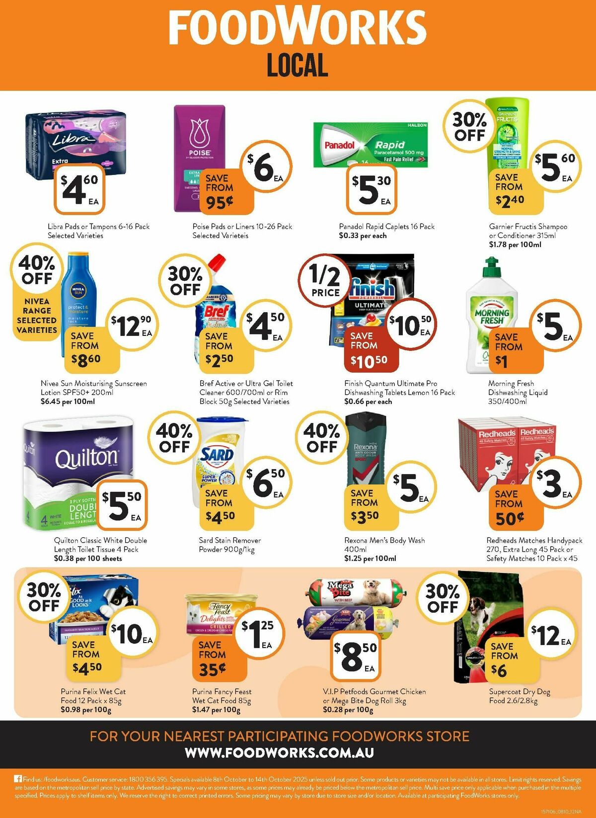 FoodWorks Catalogues from 8 October