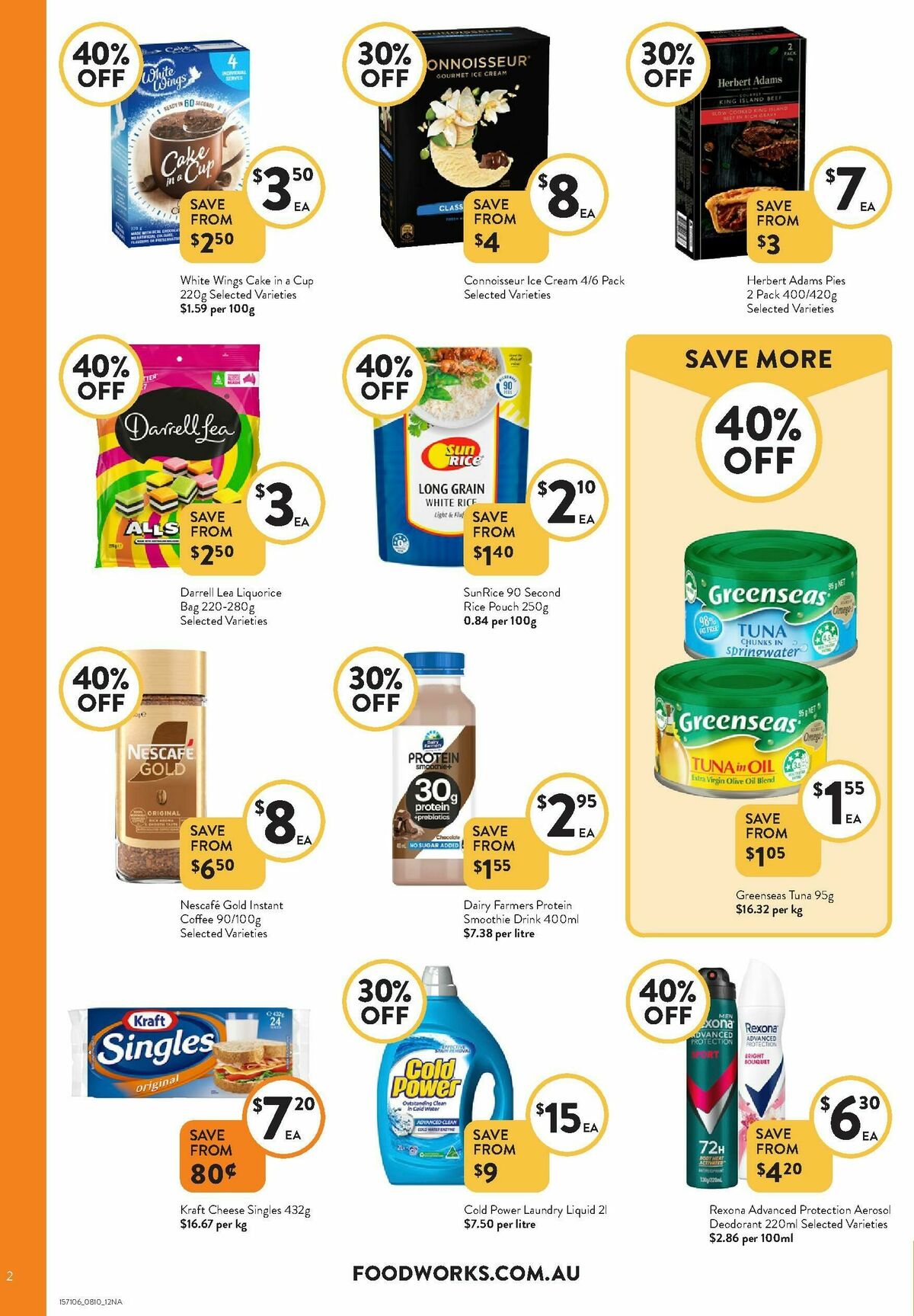 FoodWorks Catalogues from 8 October