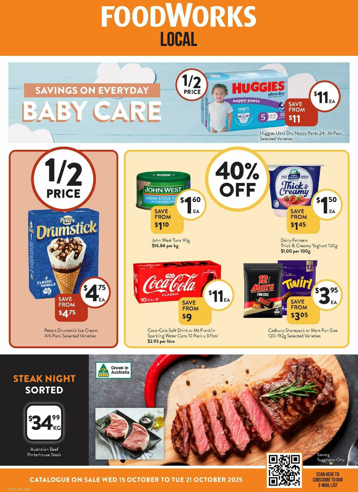 FoodWorks Catalogues from 15 October