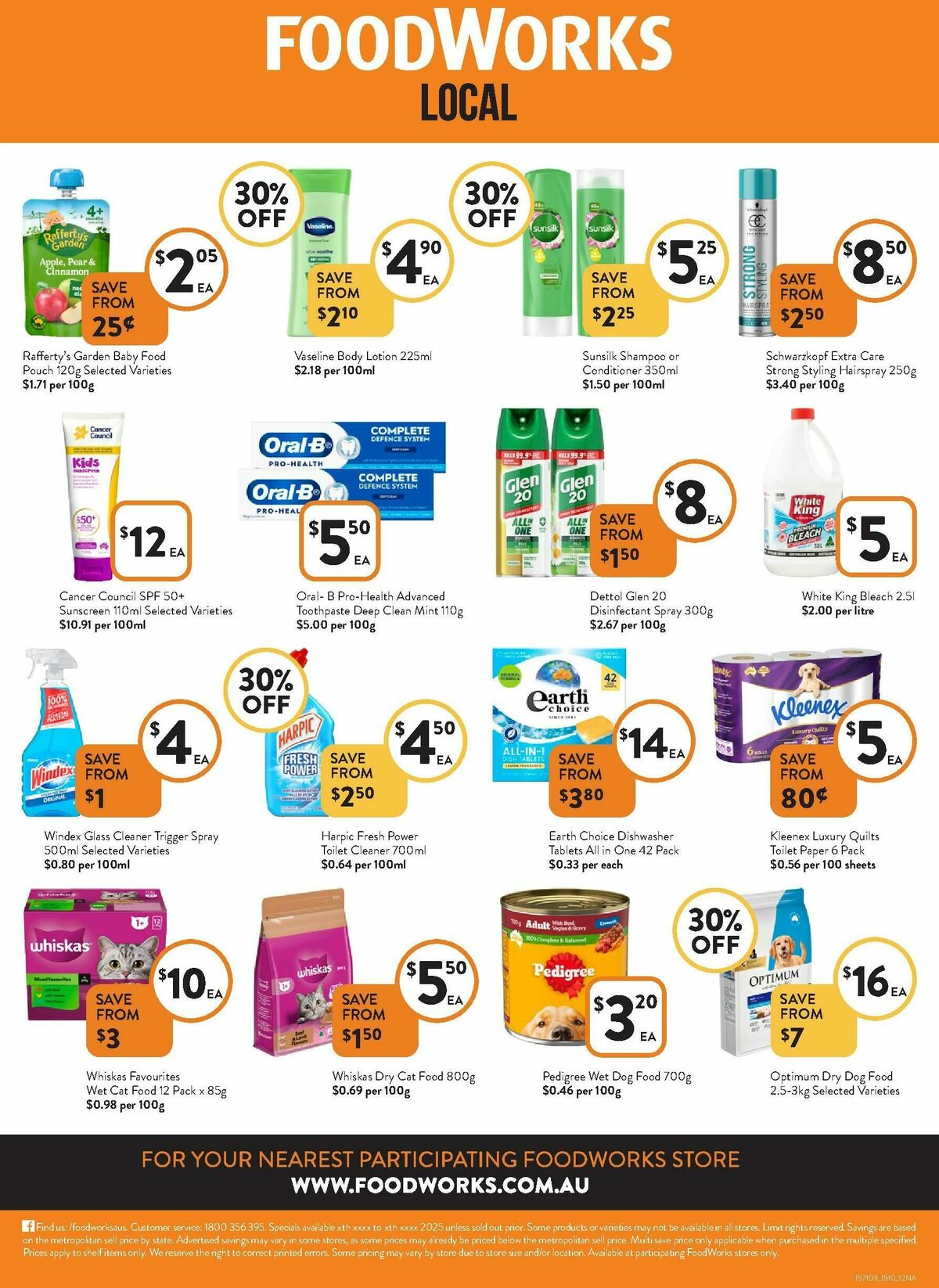 FoodWorks Catalogues from 15 October