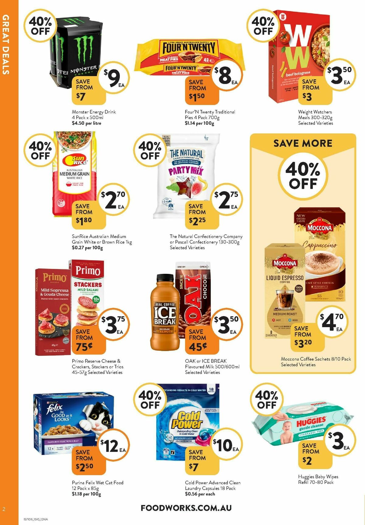 FoodWorks Catalogues from 15 October