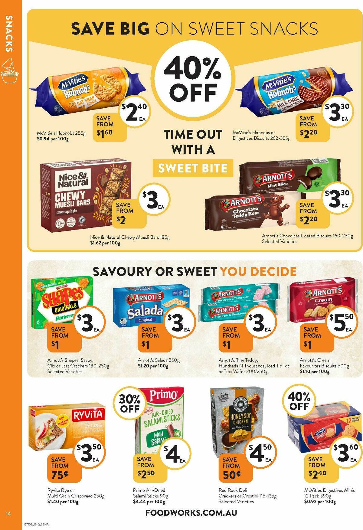 FoodWorks Supermarket Catalogues from 15 October