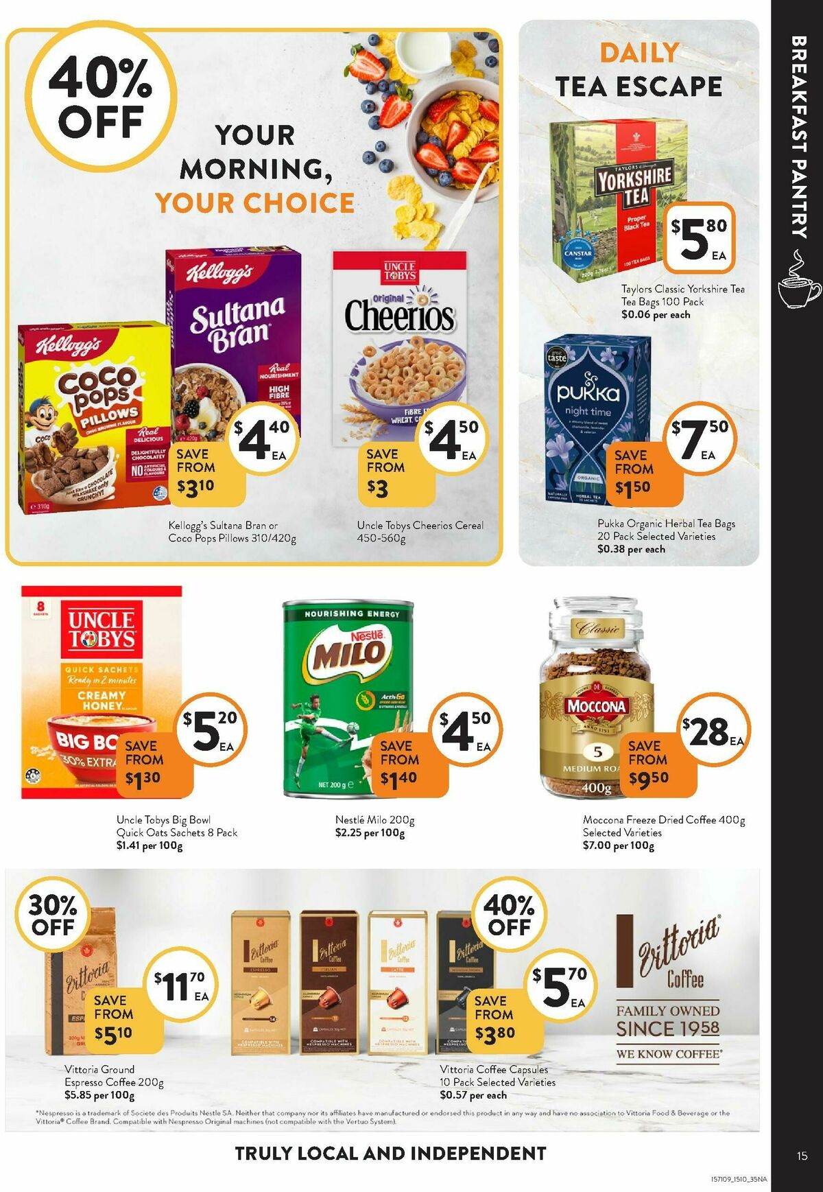 FoodWorks Supermarket Catalogues from 15 October
