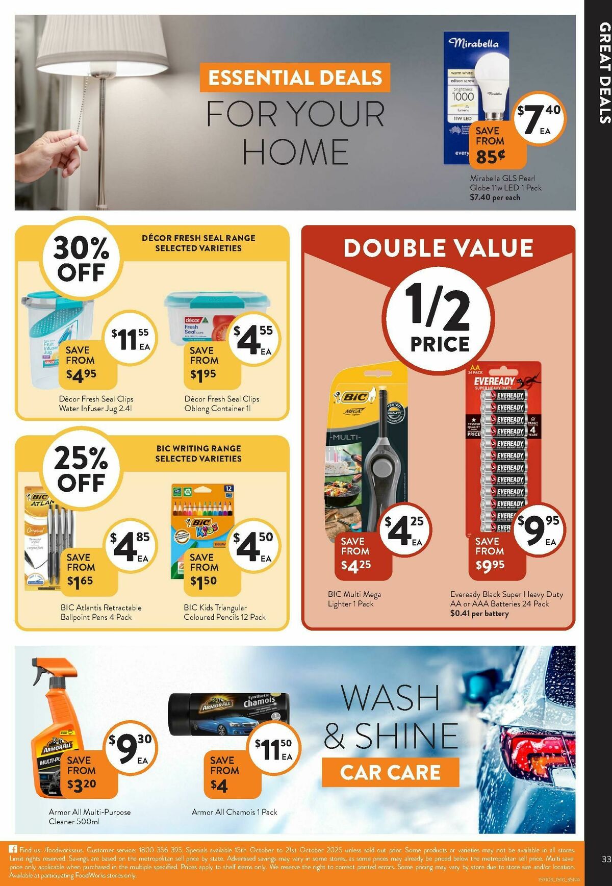 FoodWorks Supermarket Catalogues from 15 October