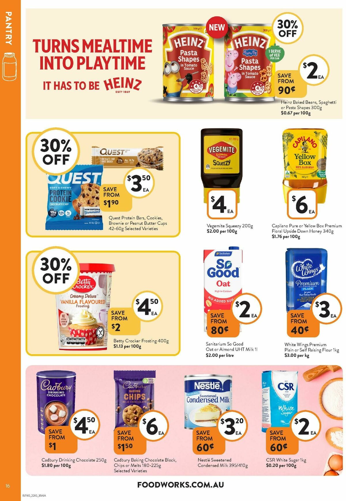 FoodWorks Supermarket Catalogues from 22 October