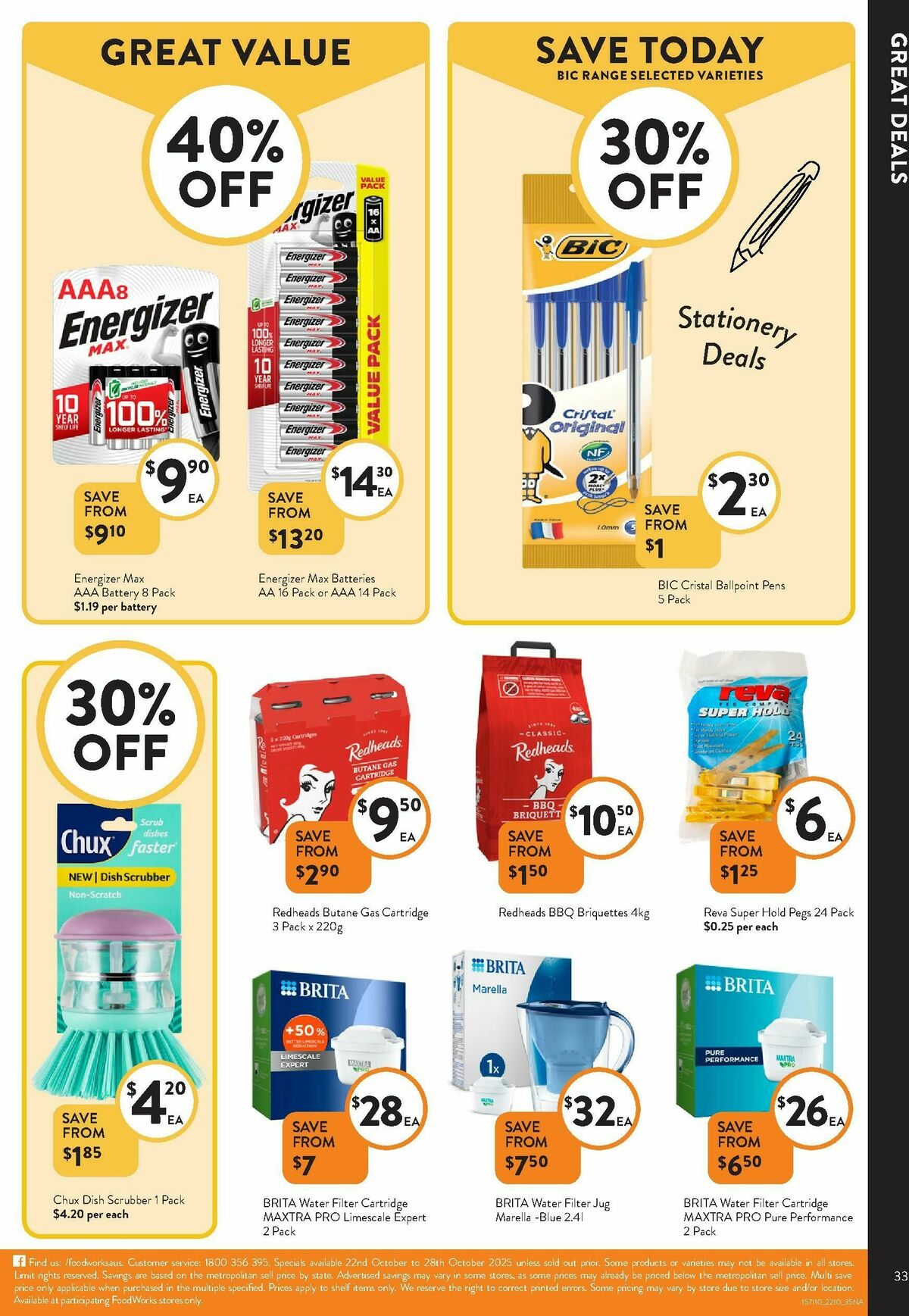 FoodWorks Supermarket Catalogues from 22 October