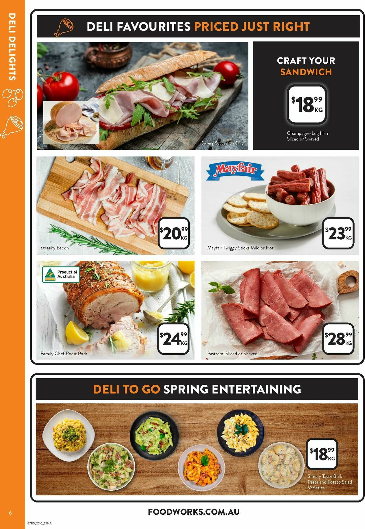 FoodWorks Supermarket Catalogues from 22 October