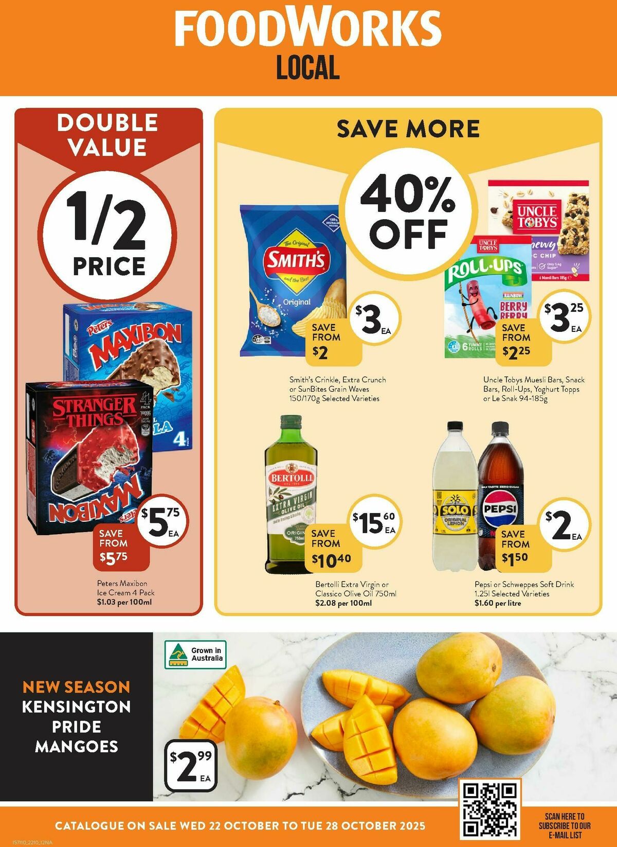 FoodWorks Catalogues from 22 October