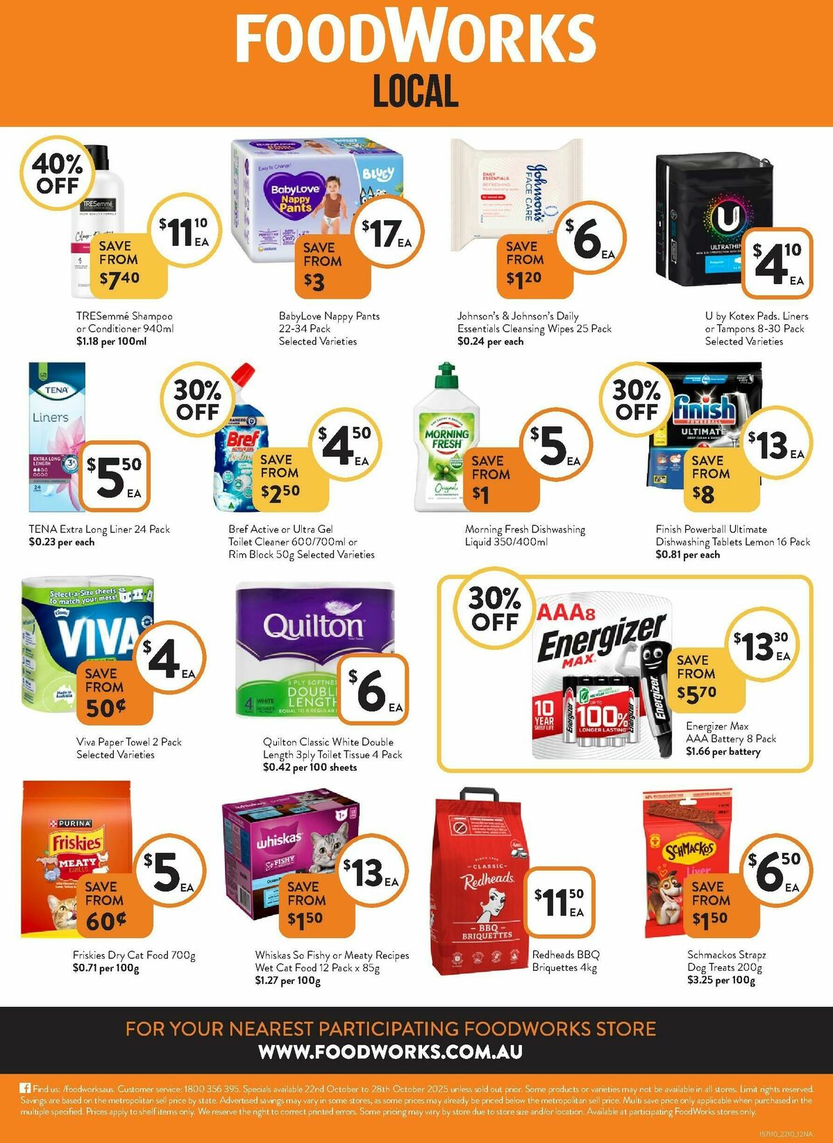 FoodWorks Catalogues from 22 October