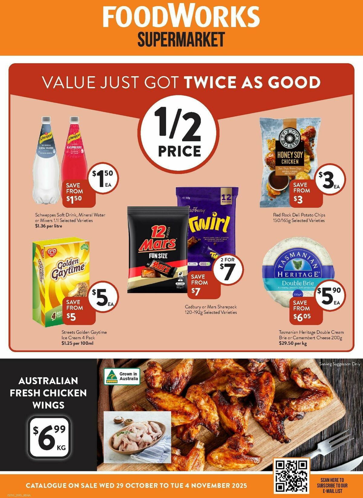 FoodWorks Supermarket Catalogues from 29 October