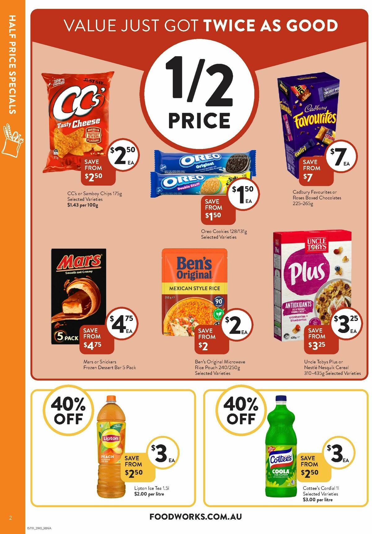 FoodWorks Supermarket Catalogues from 29 October