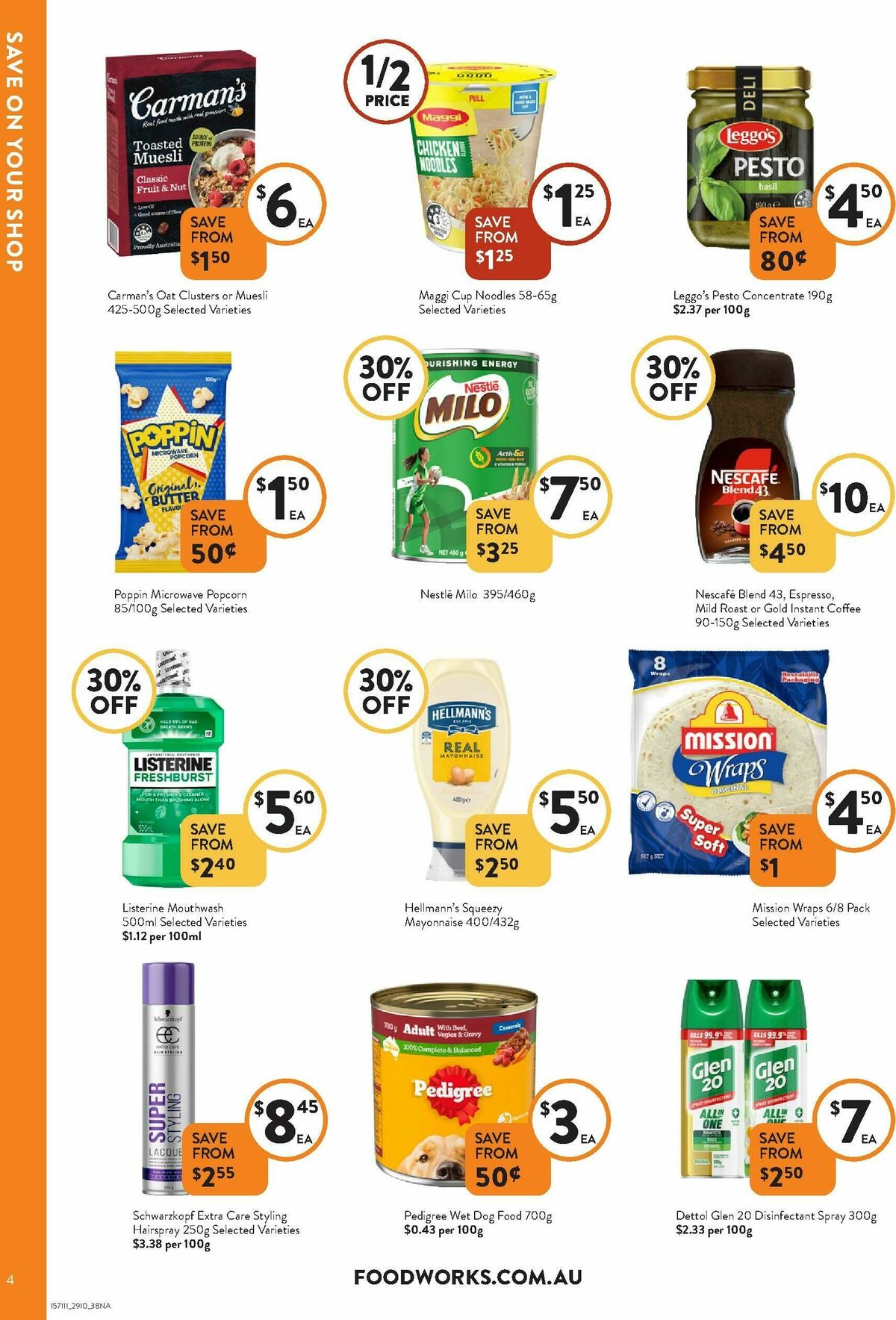 FoodWorks Supermarket Catalogues from 29 October
