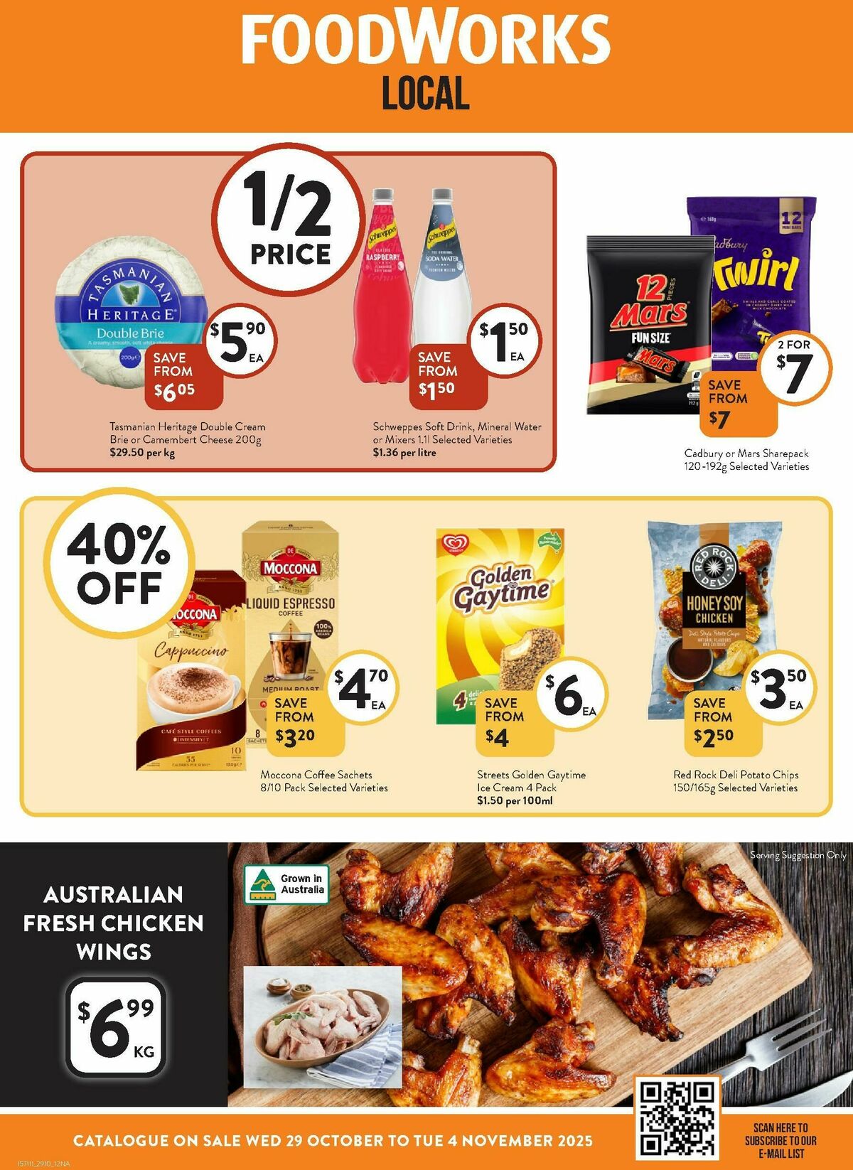 FoodWorks Catalogues from 29 October