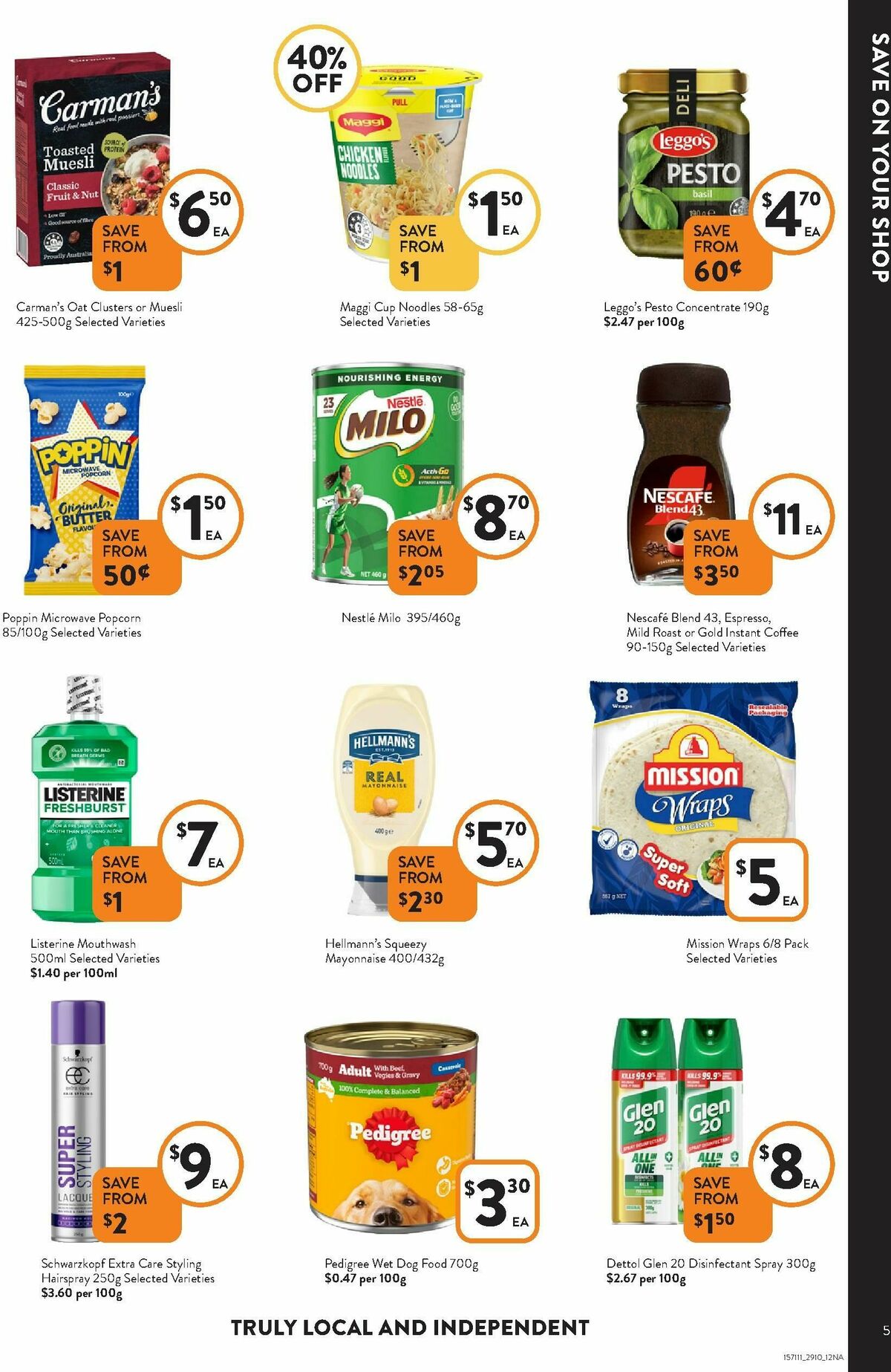 FoodWorks Catalogues from 29 October