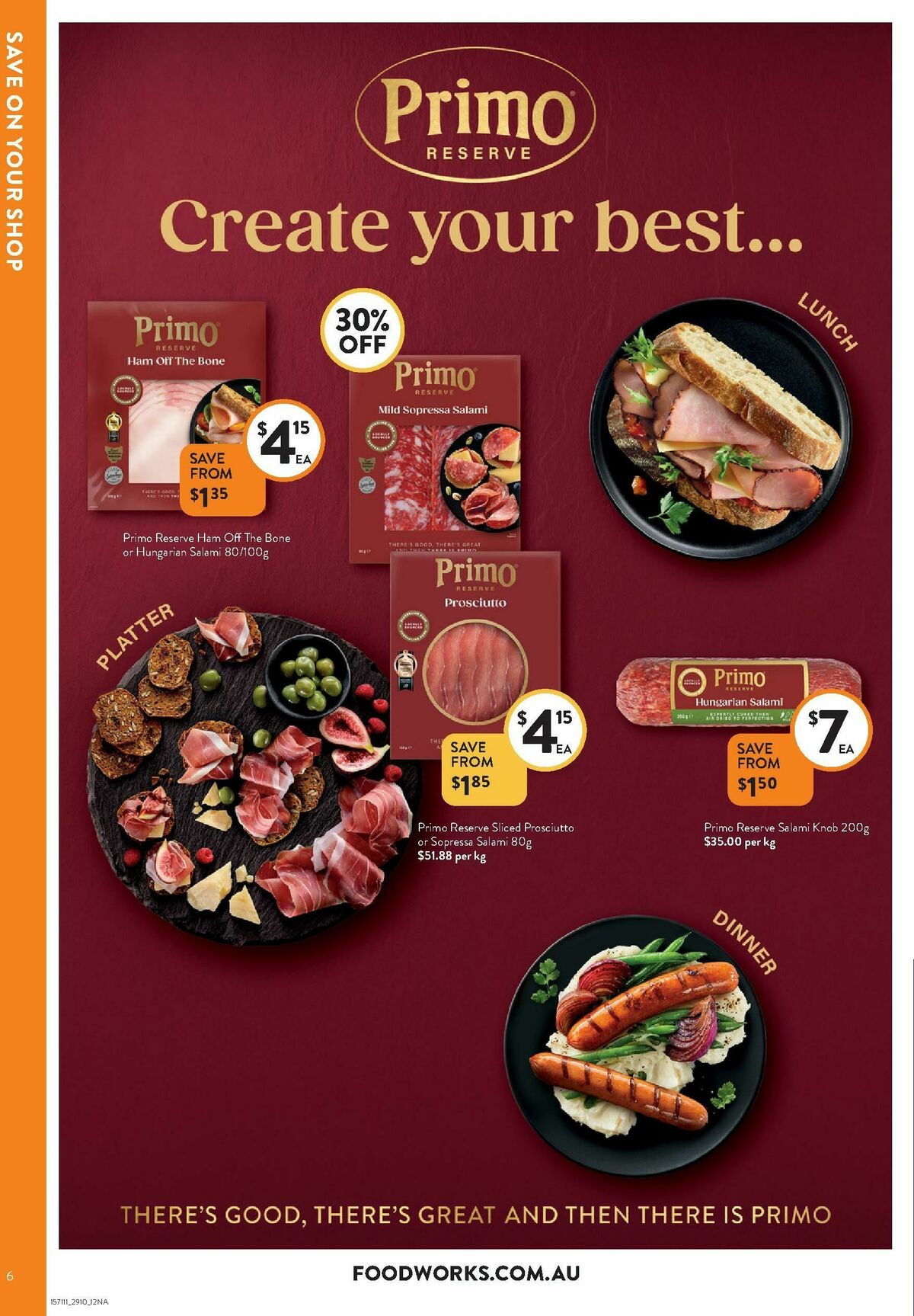 FoodWorks Catalogues from 29 October