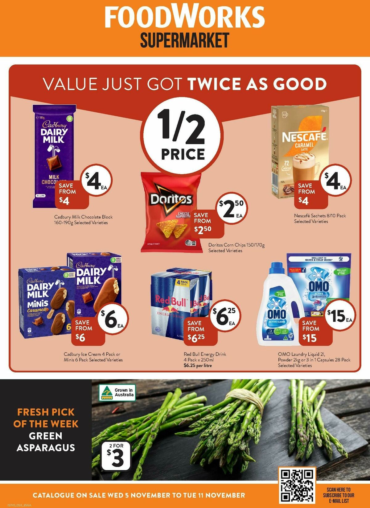 FoodWorks Supermarket Catalogues from 5 November