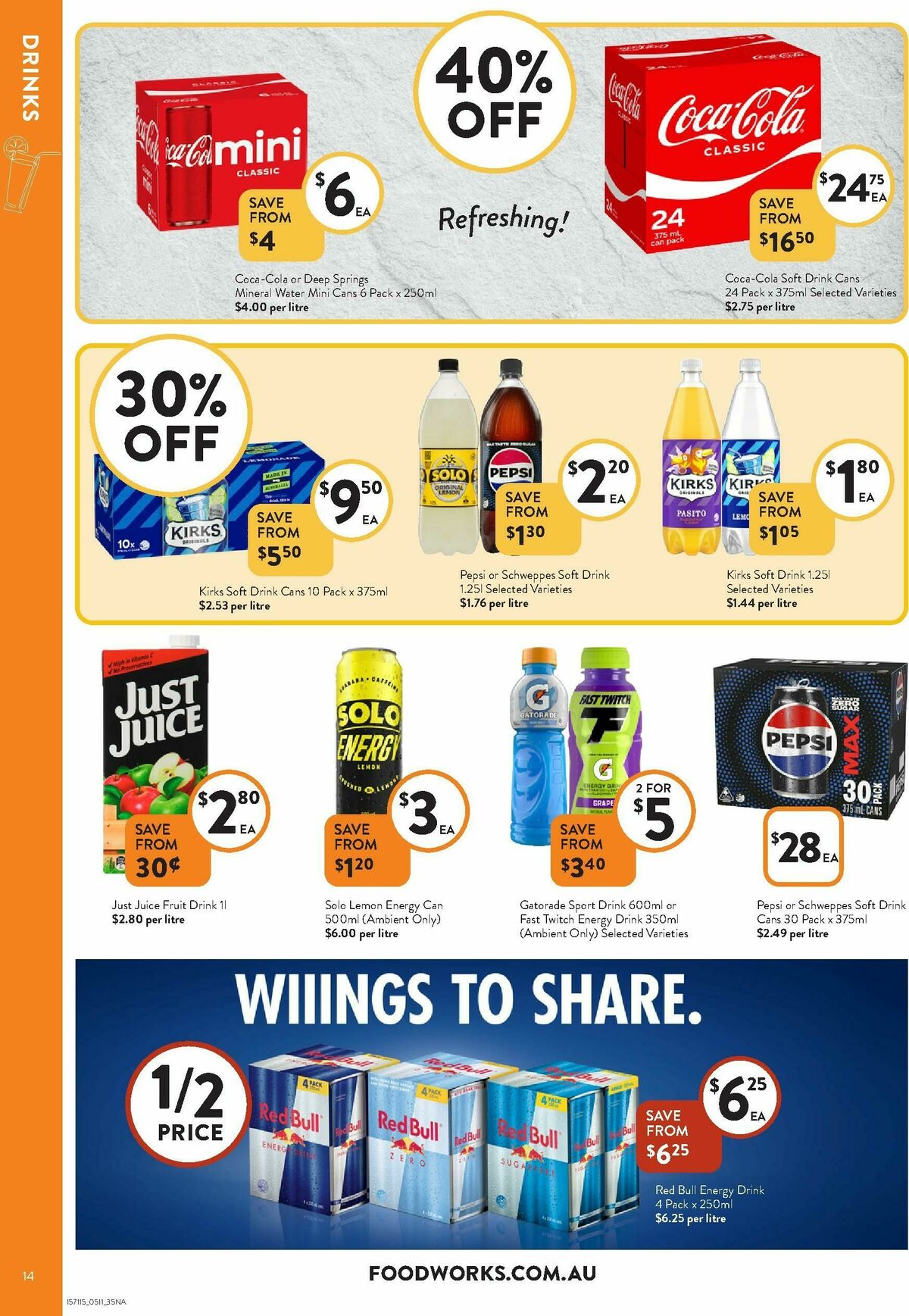 FoodWorks Supermarket Catalogues from 5 November