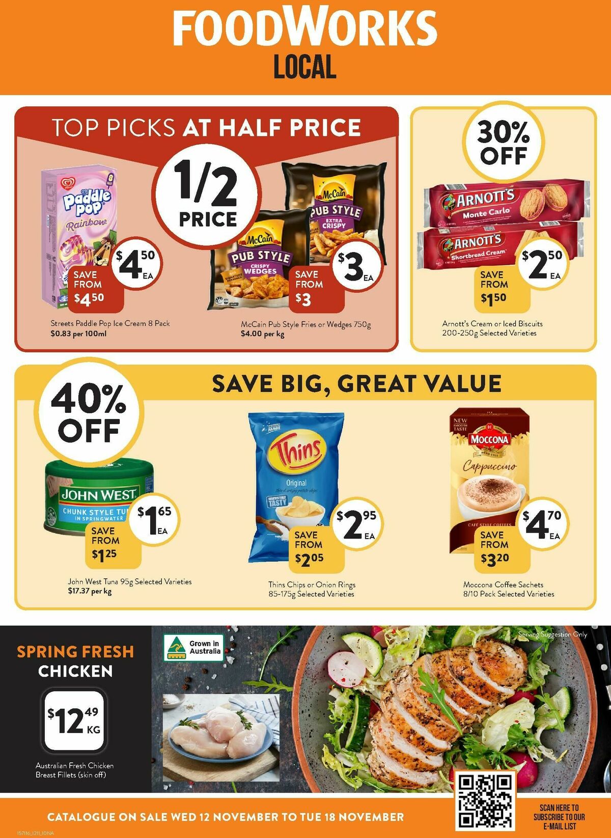 FoodWorks Catalogues from 12 November